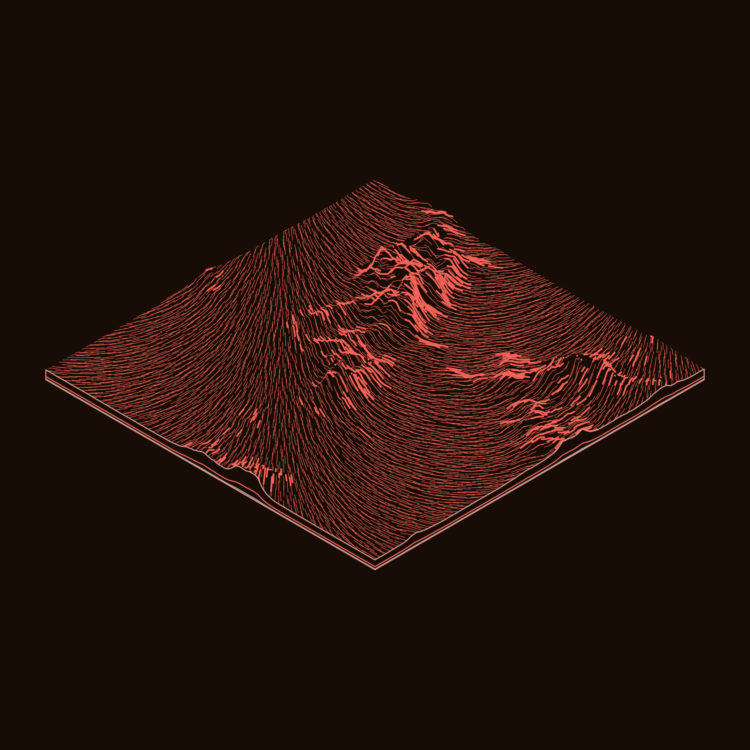 Art Blocks - Art Blocks v2 - Subscapes #148 - NFT # 53000148