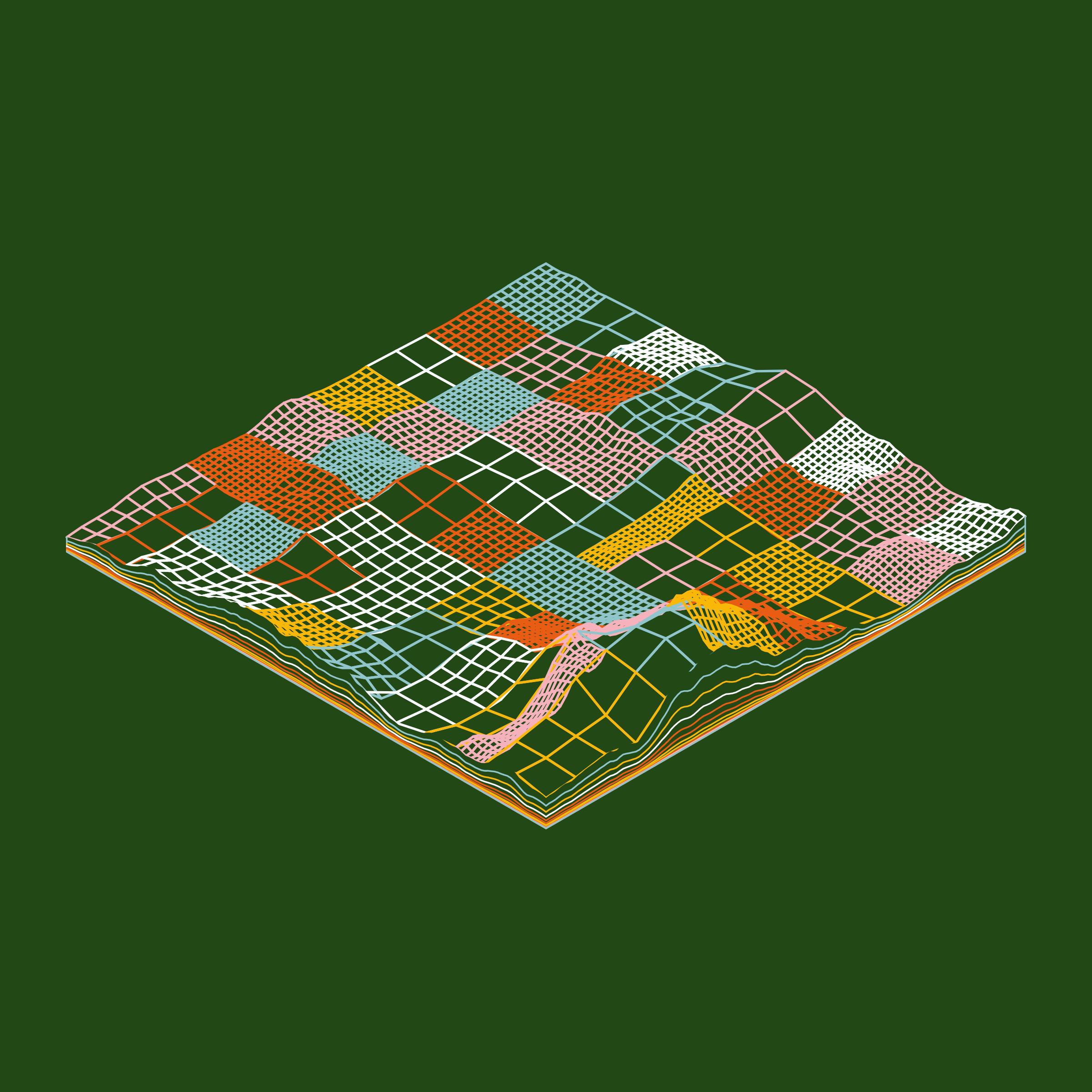 Art Blocks - Art Blocks v2 - Subscapes #150 - NFT # 53000150