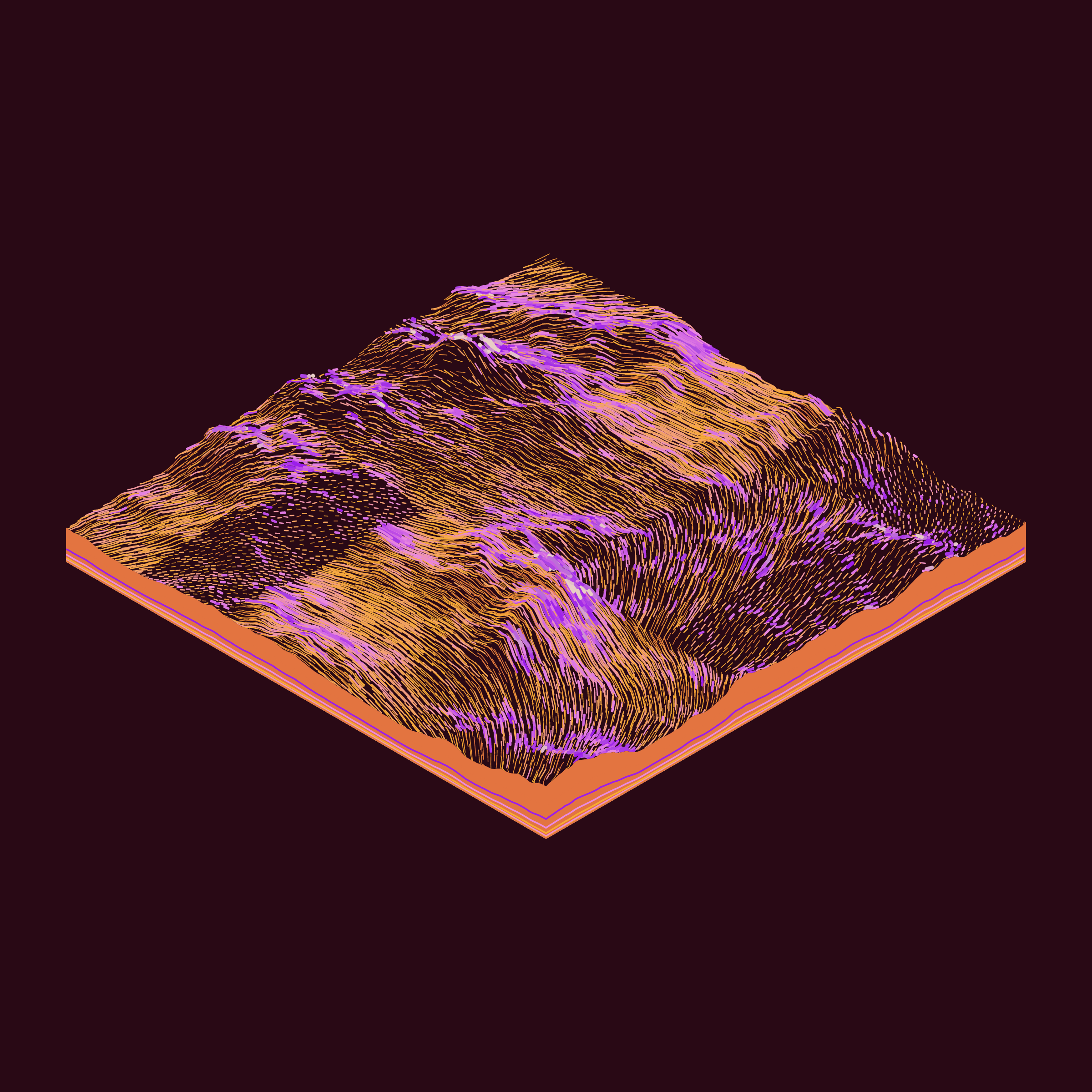 Art Blocks - Art Blocks v2 - Subscapes #156 - NFT # 53000156