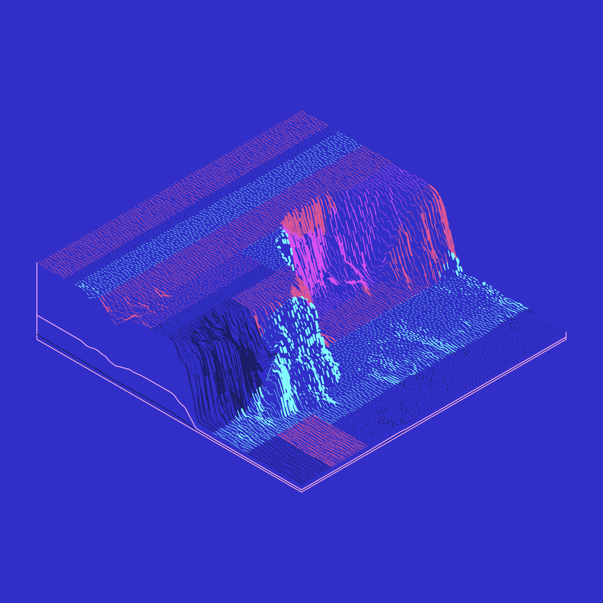 Art Blocks - Art Blocks v2 - Subscapes #164 - NFT # 53000164