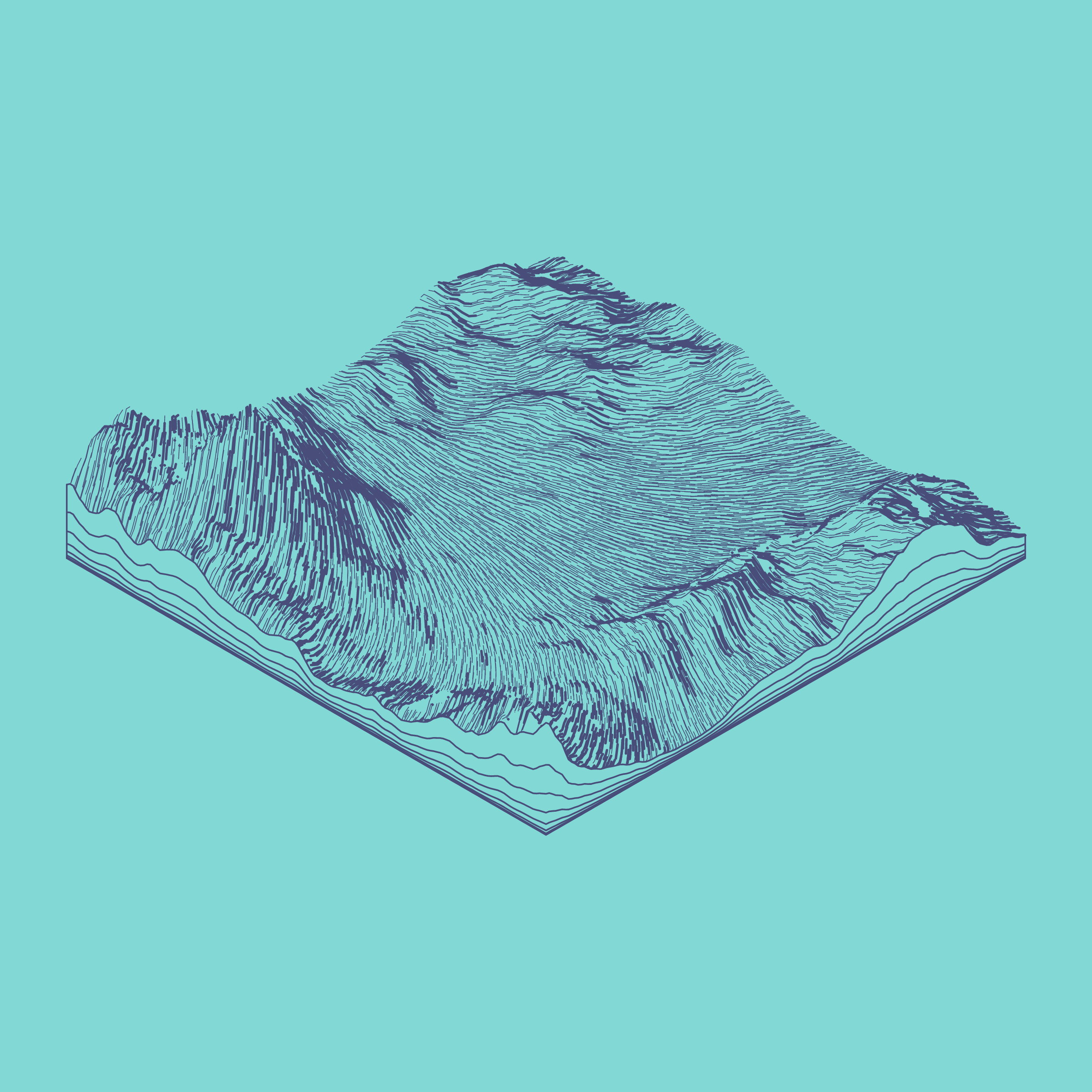 Art Blocks - Art Blocks v2 - Subscapes #171 - NFT # 53000171