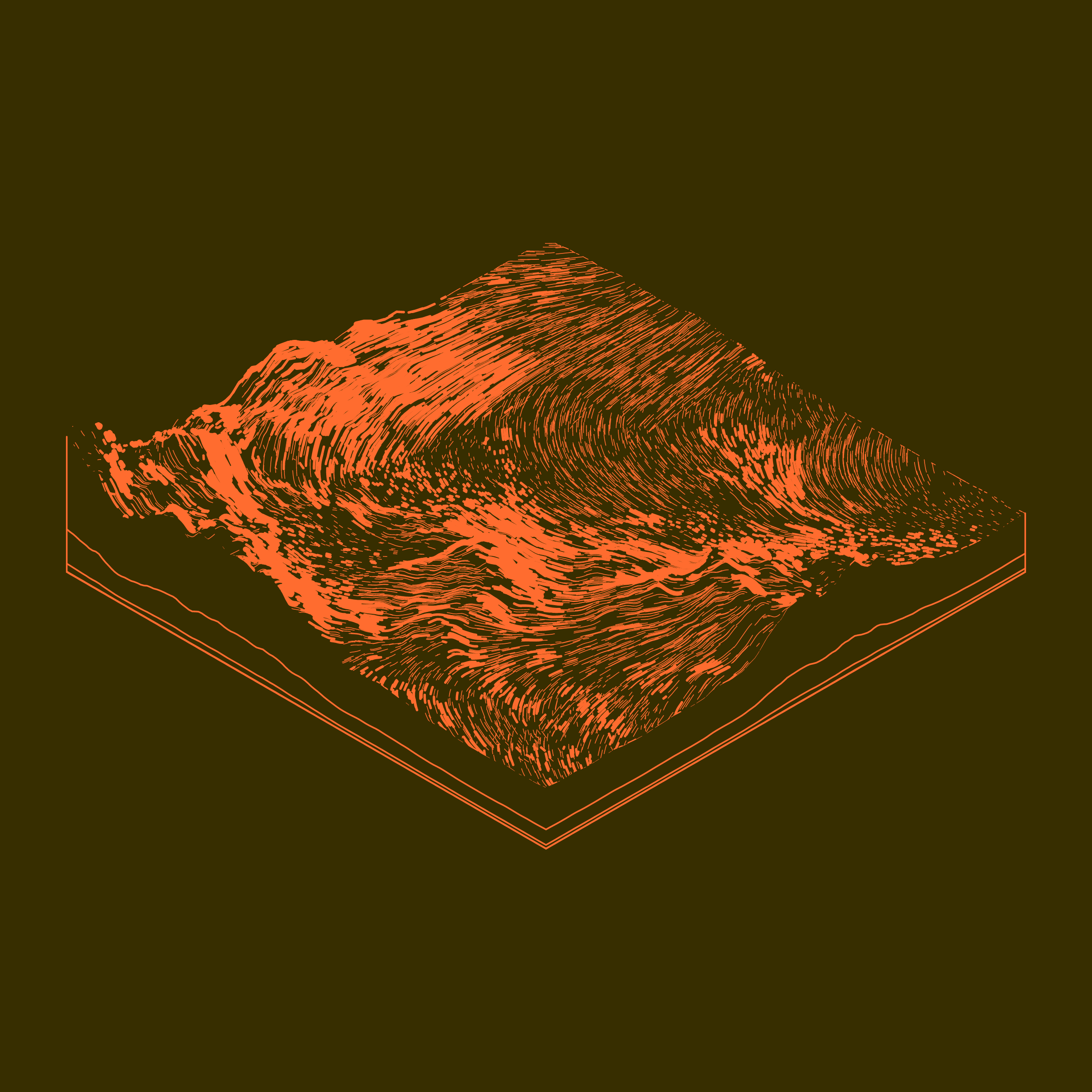 Art Blocks - Art Blocks v2 - Subscapes #172 - NFT # 53000172