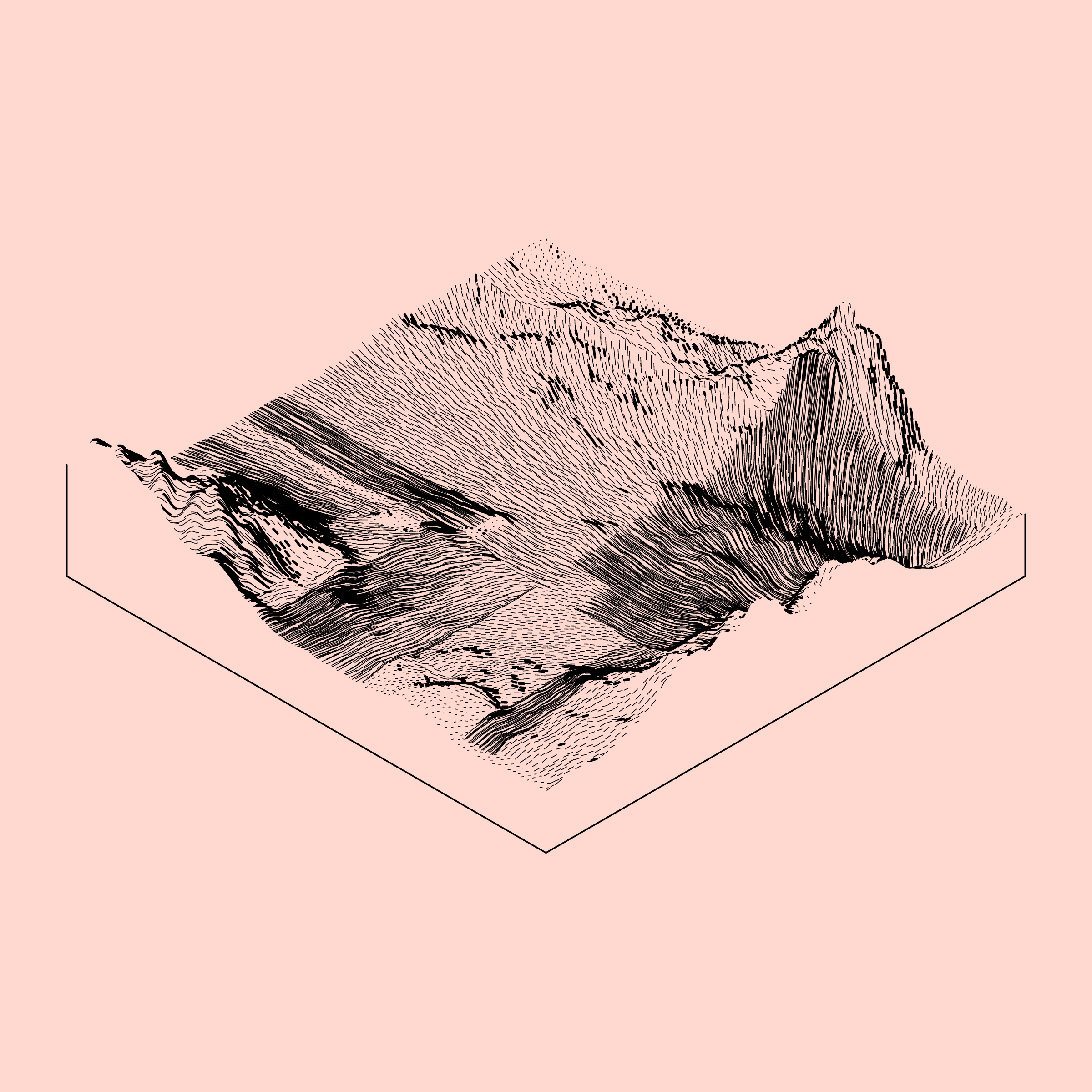 Art Blocks - Art Blocks v2 - Subscapes #174 - NFT # 53000174