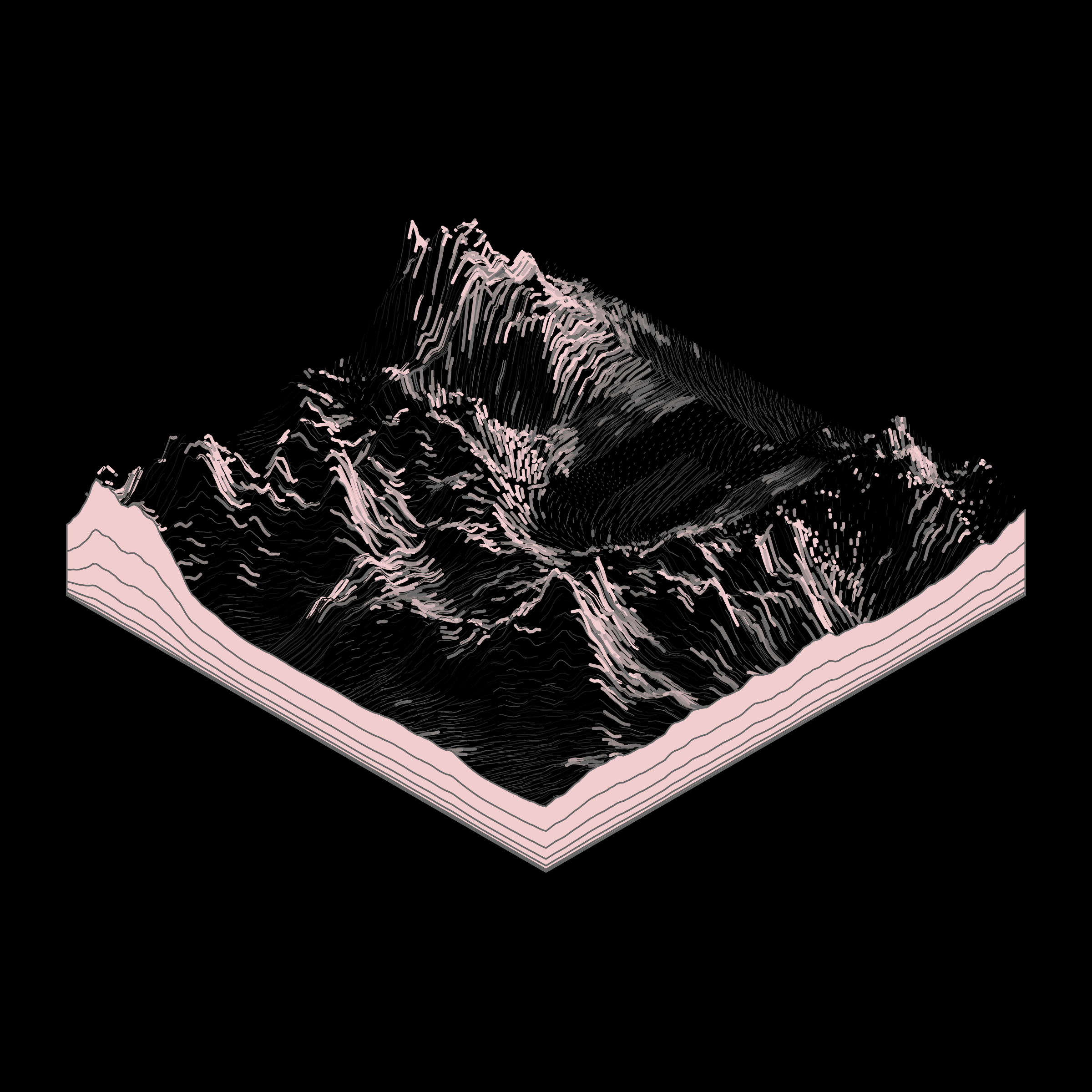 Art Blocks - Art Blocks v2 - Subscapes #175 - NFT # 53000175