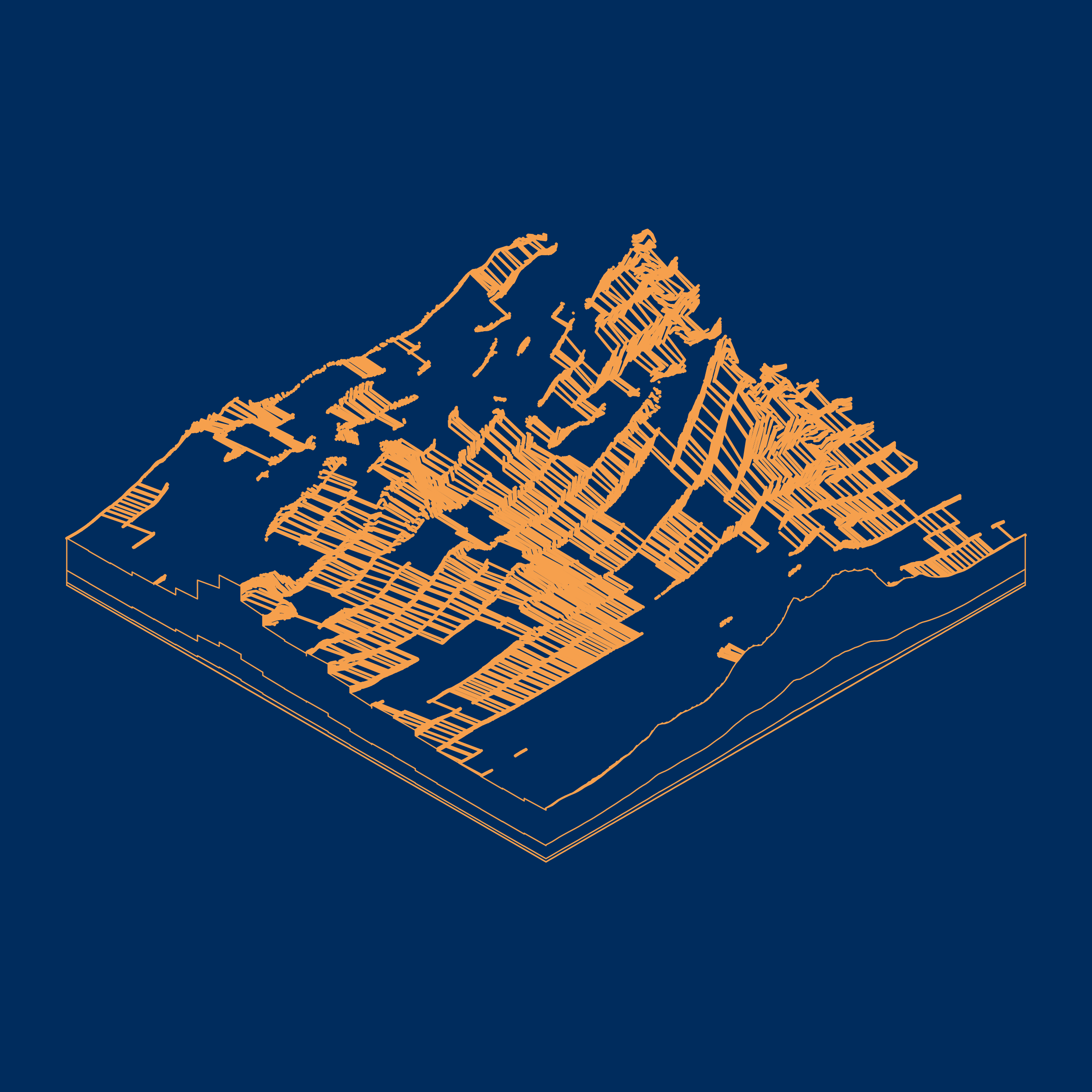 Art Blocks - Art Blocks v2 - Subscapes #176 - NFT # 53000176