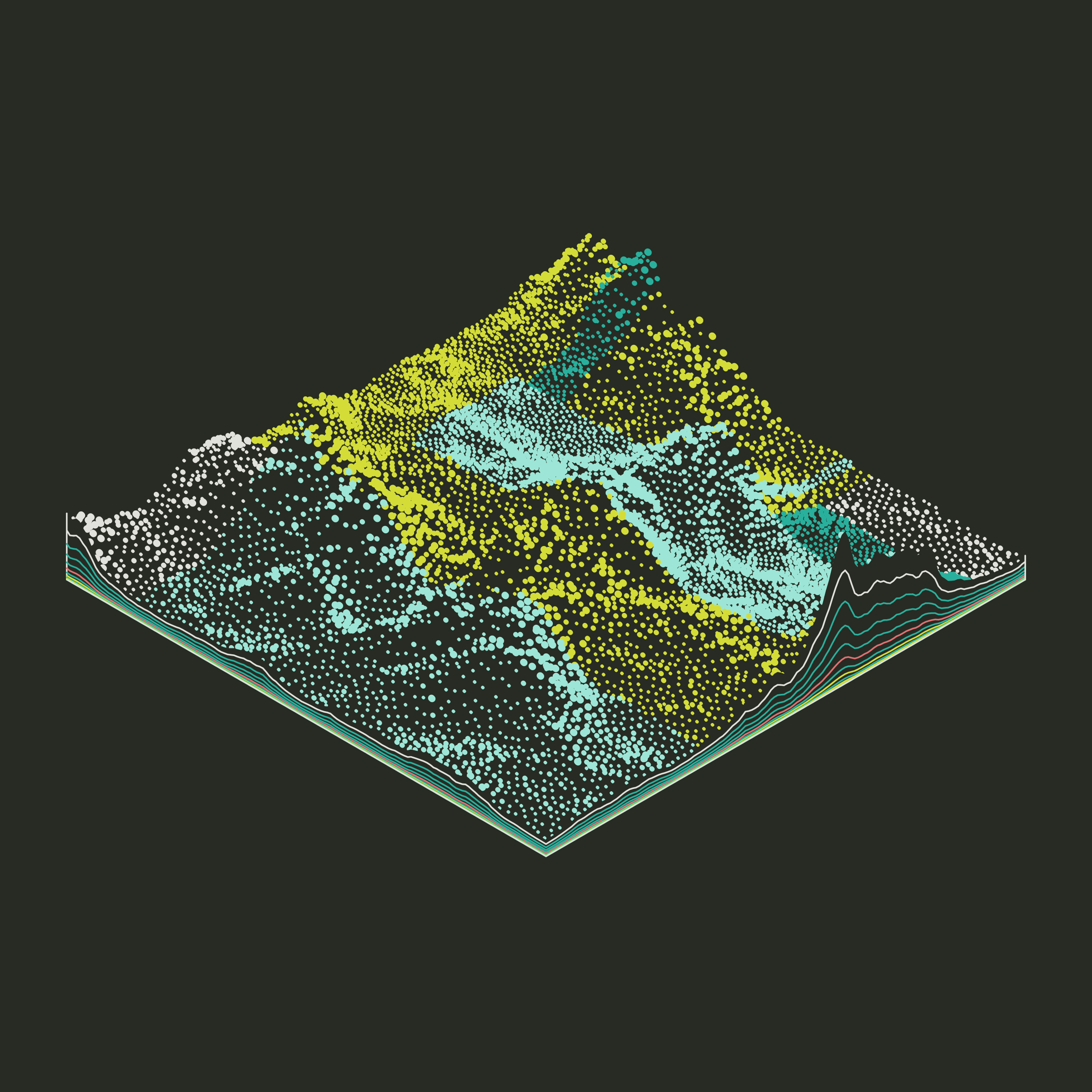 Art Blocks - Art Blocks v2 - Subscapes #177 - NFT # 53000177