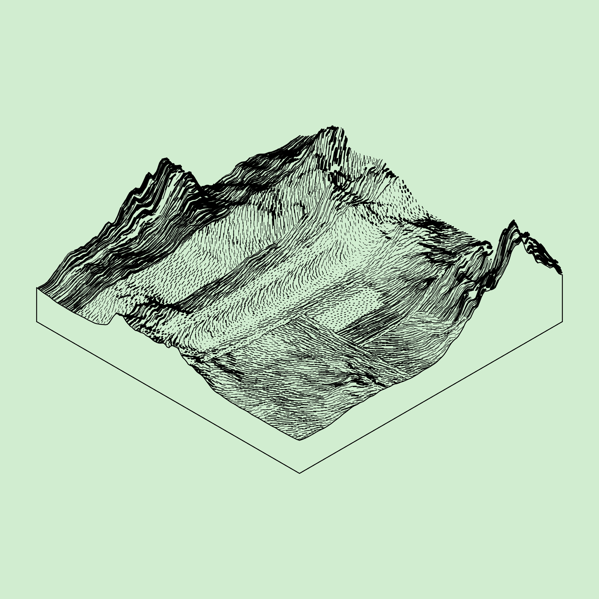 Art Blocks - Art Blocks v2 - Subscapes #178 - NFT # 53000178