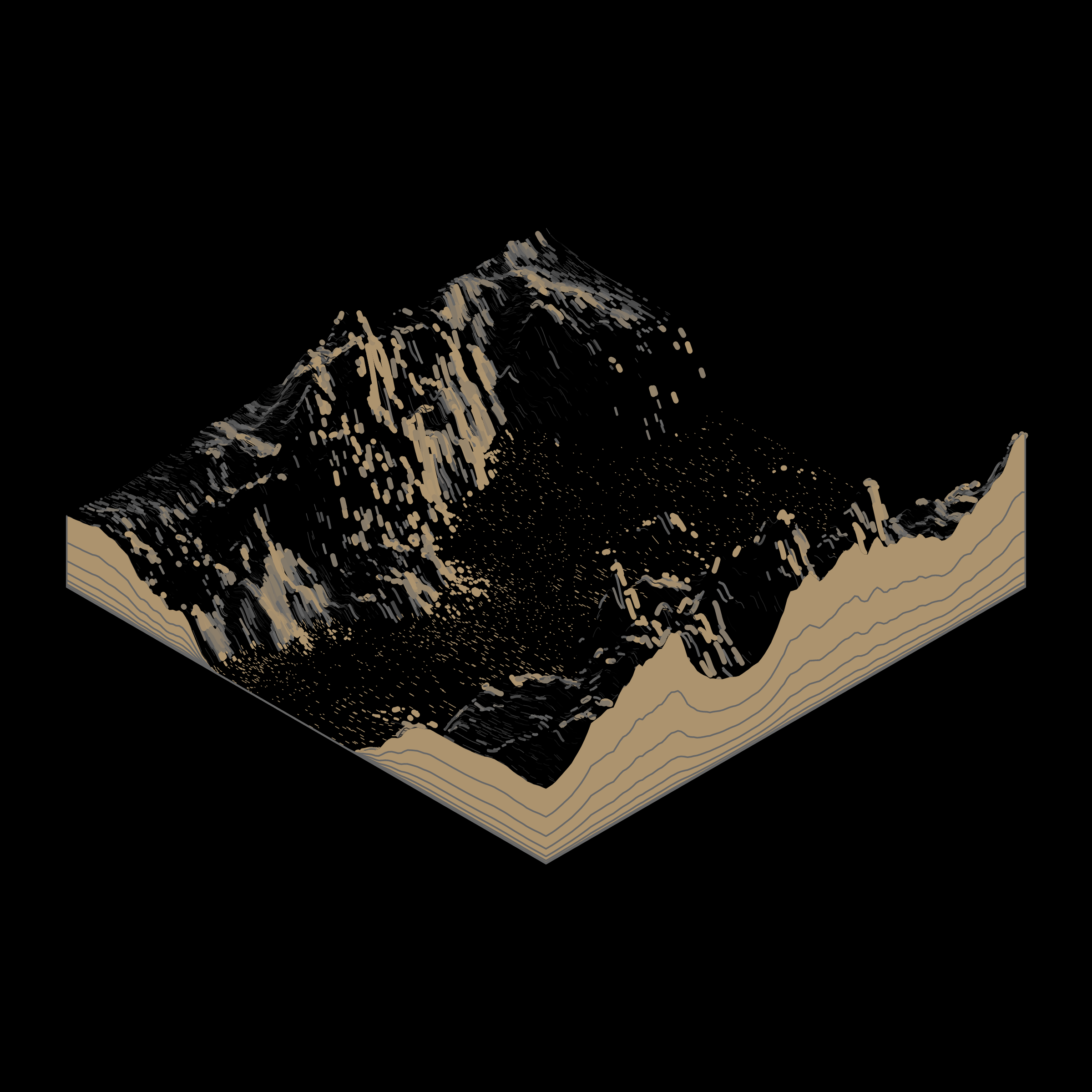 Art Blocks - Art Blocks v2 - Subscapes #179 - NFT # 53000179