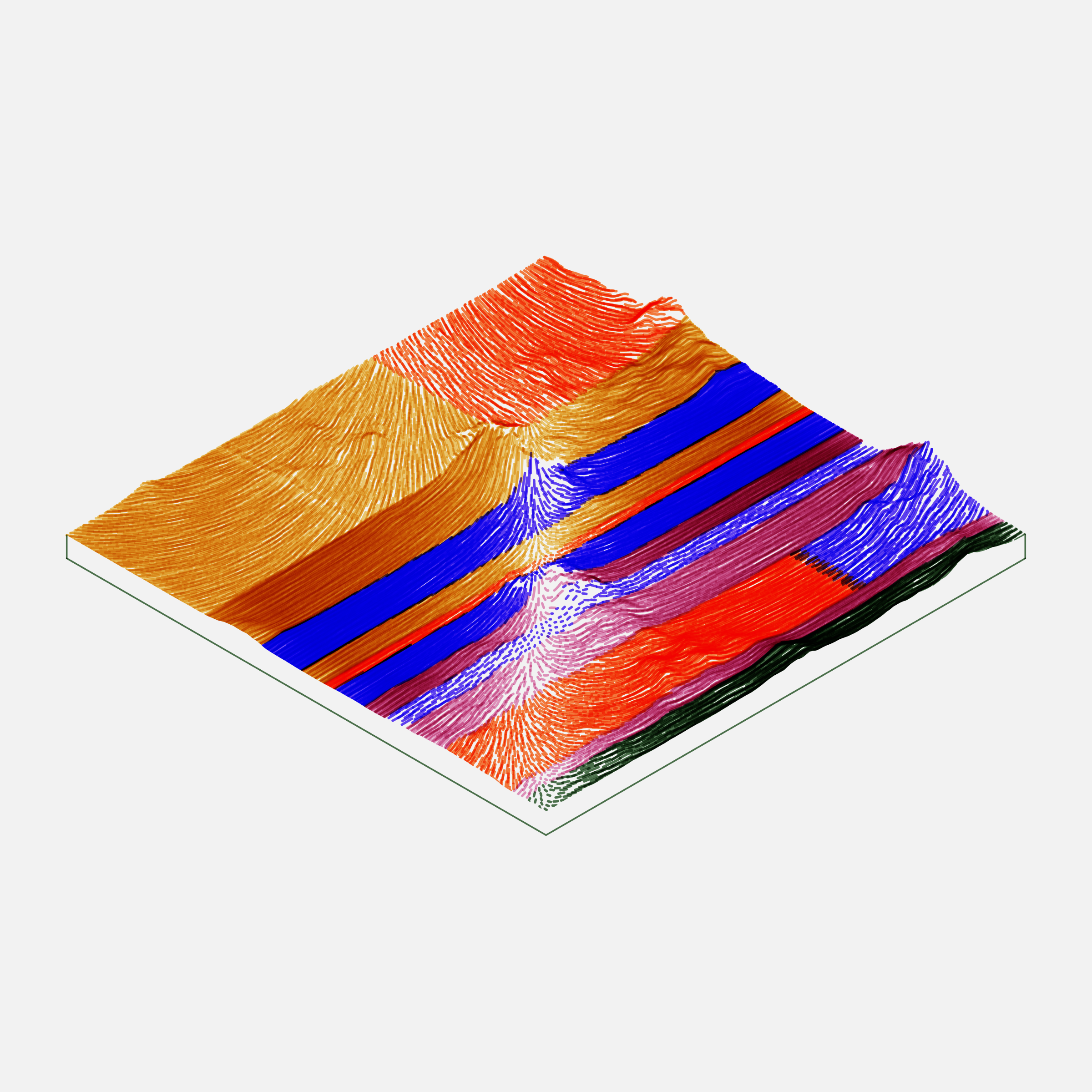 Art Blocks - Art Blocks v2 - Subscapes #184 - NFT # 53000184