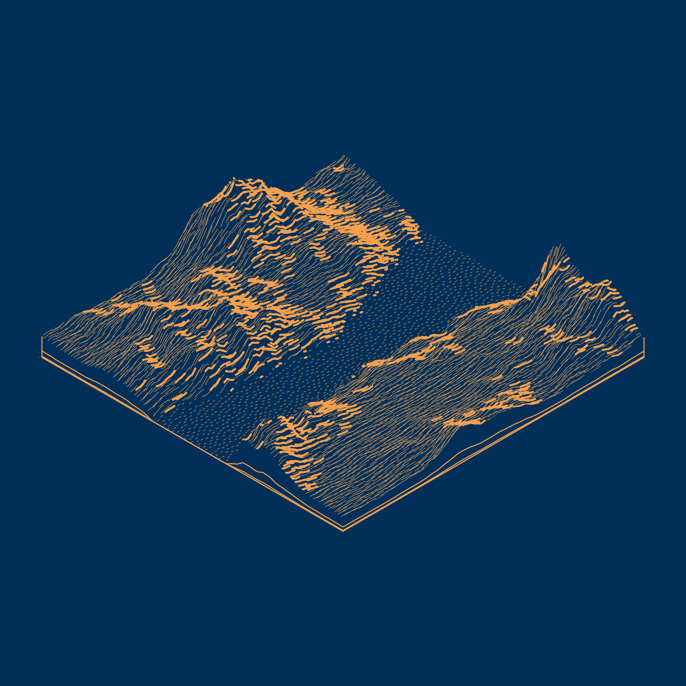 Art Blocks - Art Blocks v2 - Subscapes #188 - NFT # 53000188