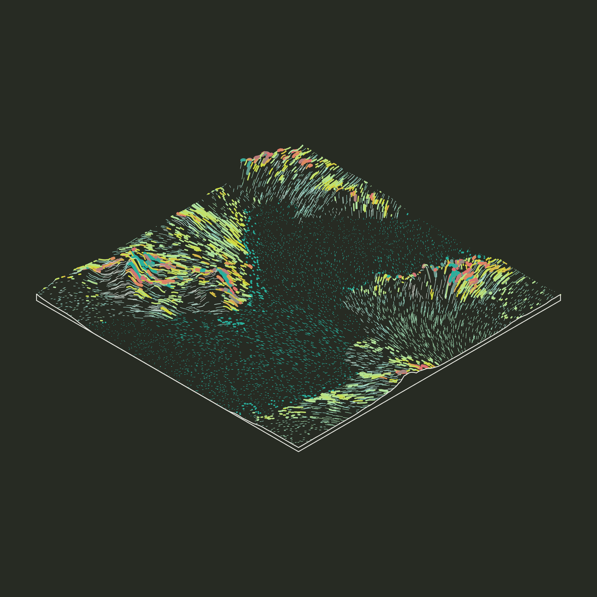 Art Blocks - Art Blocks v2 - Subscapes #190 - NFT # 53000190