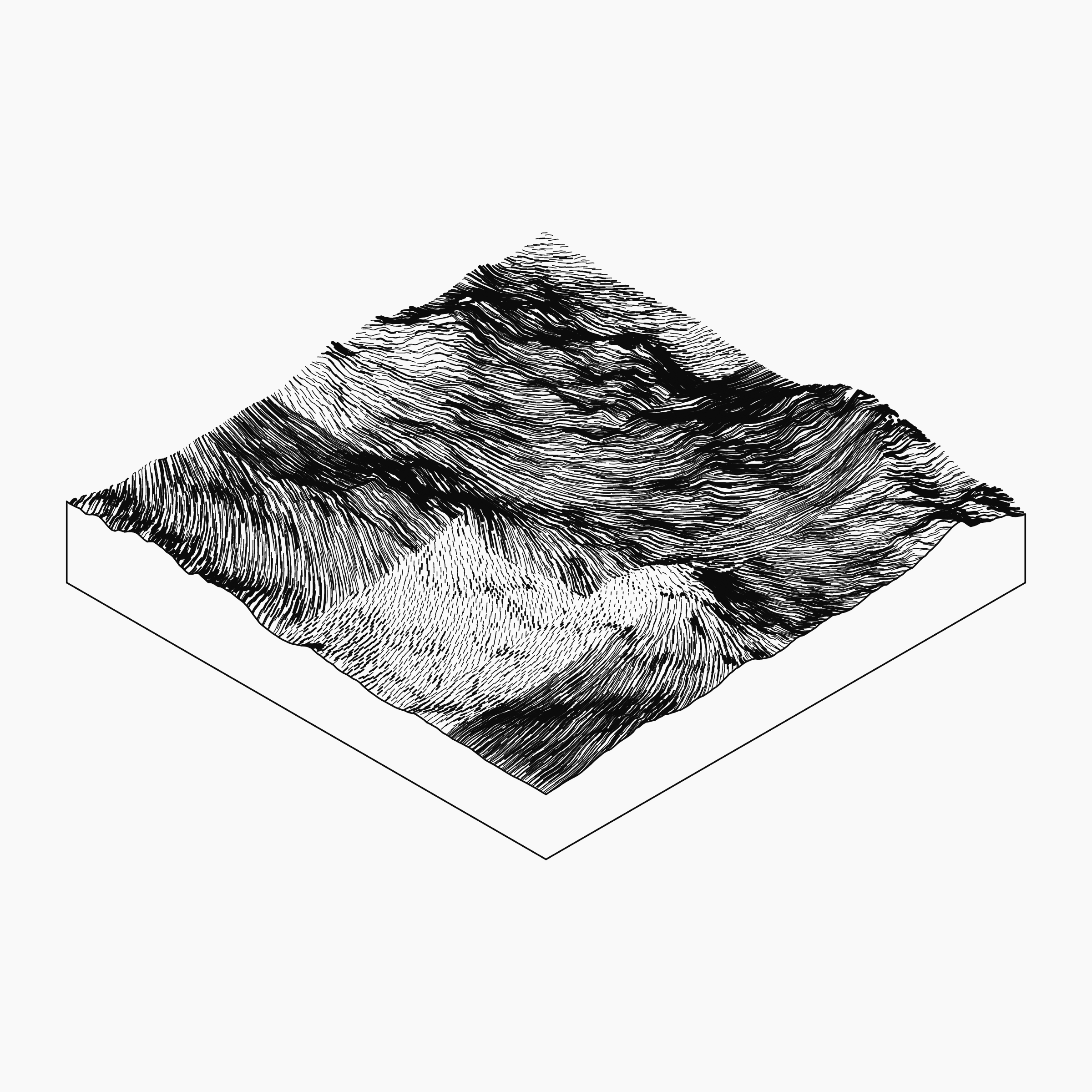 Art Blocks - Art Blocks v2 - Subscapes #195 - NFT # 53000195