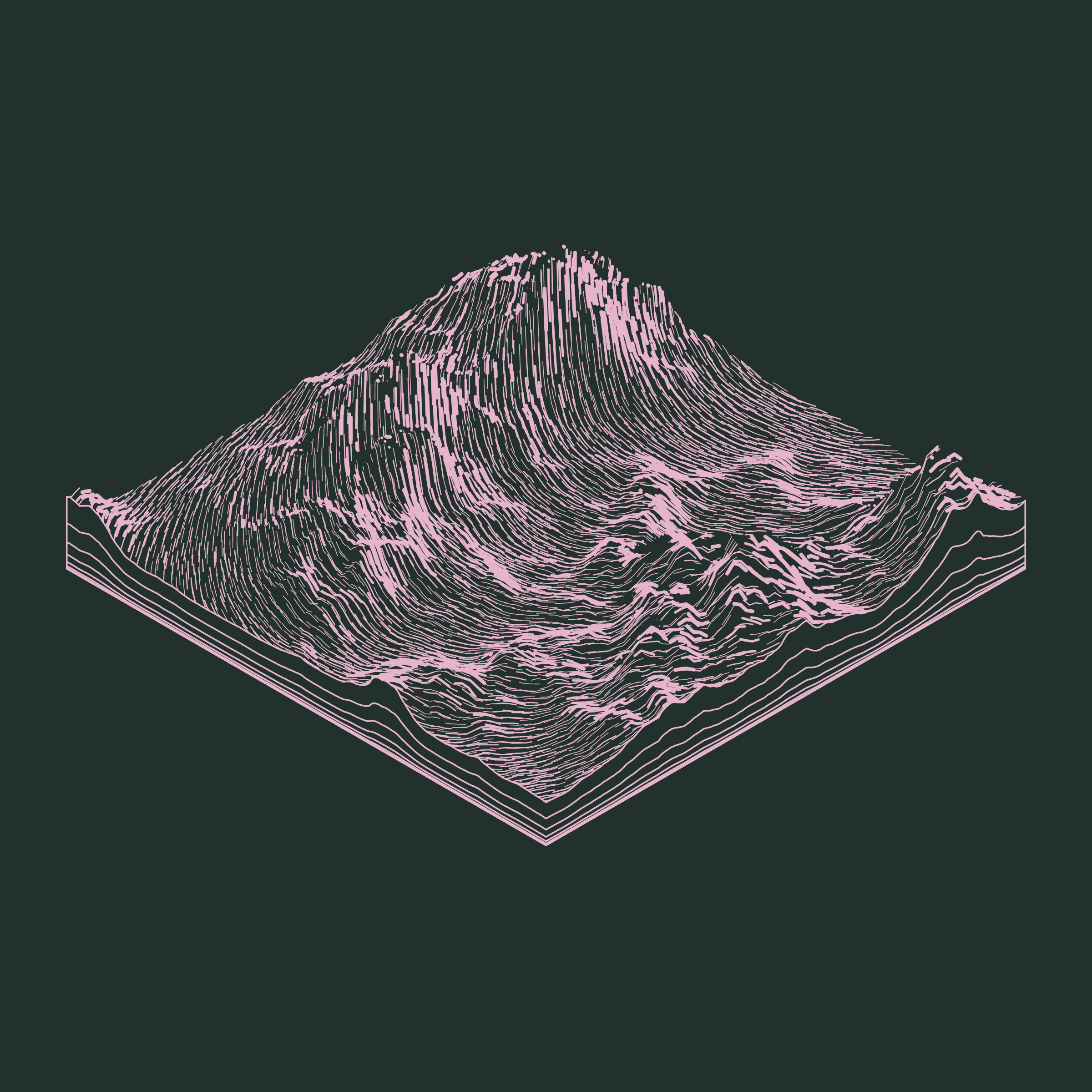 Art Blocks - Art Blocks v2 - Subscapes #198 - NFT # 53000198