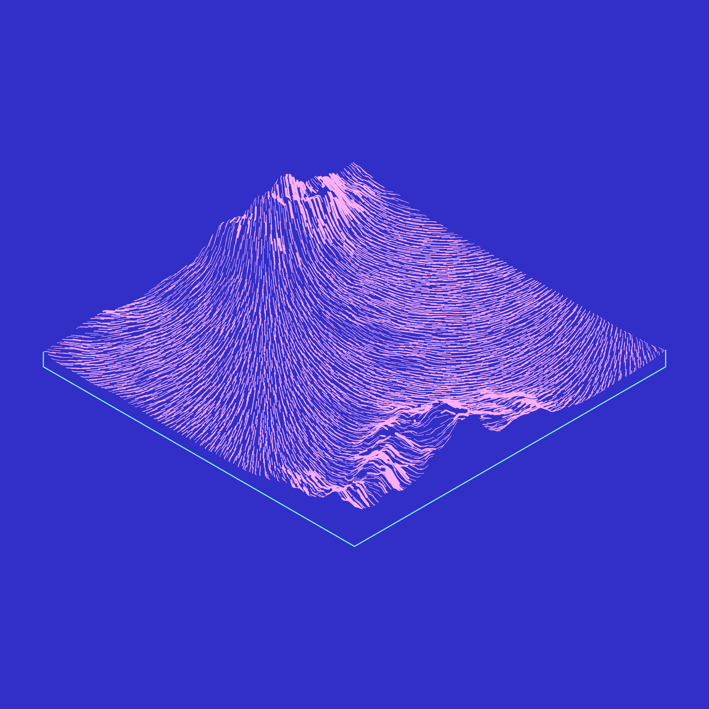 Art Blocks - Art Blocks v2 - Subscapes #199 - NFT # 53000199