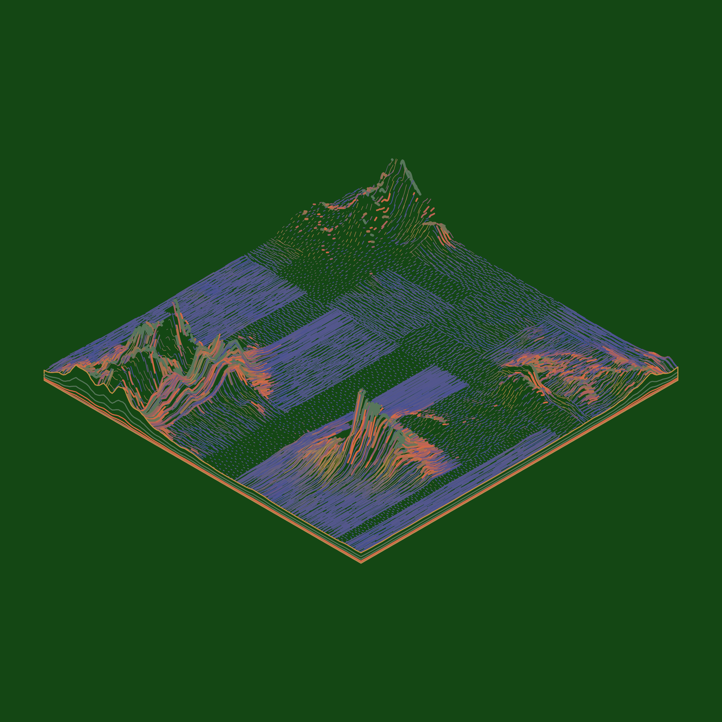 Art Blocks - Art Blocks v2 - Subscapes #200 - NFT # 53000200