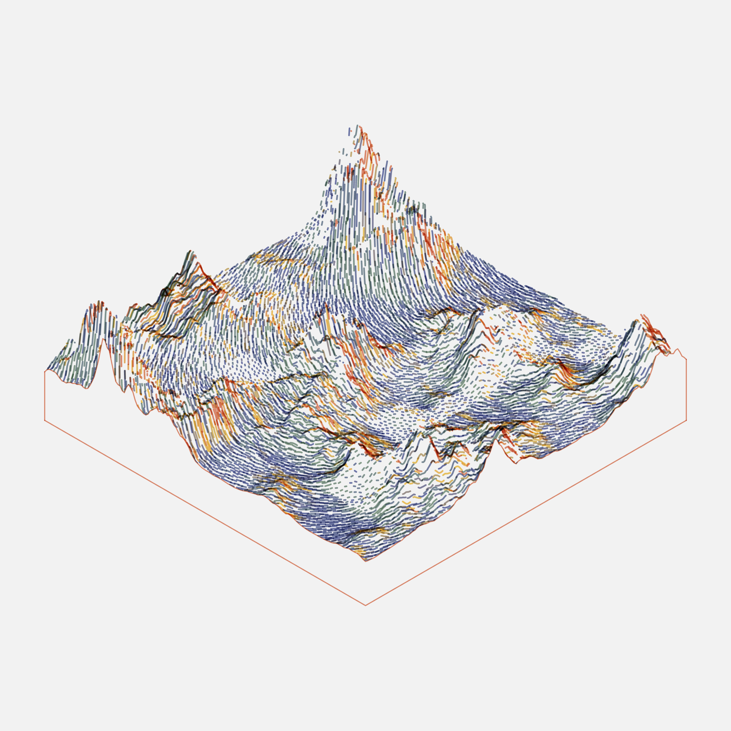 Art Blocks - Art Blocks v2 - Subscapes #207 - NFT # 53000207