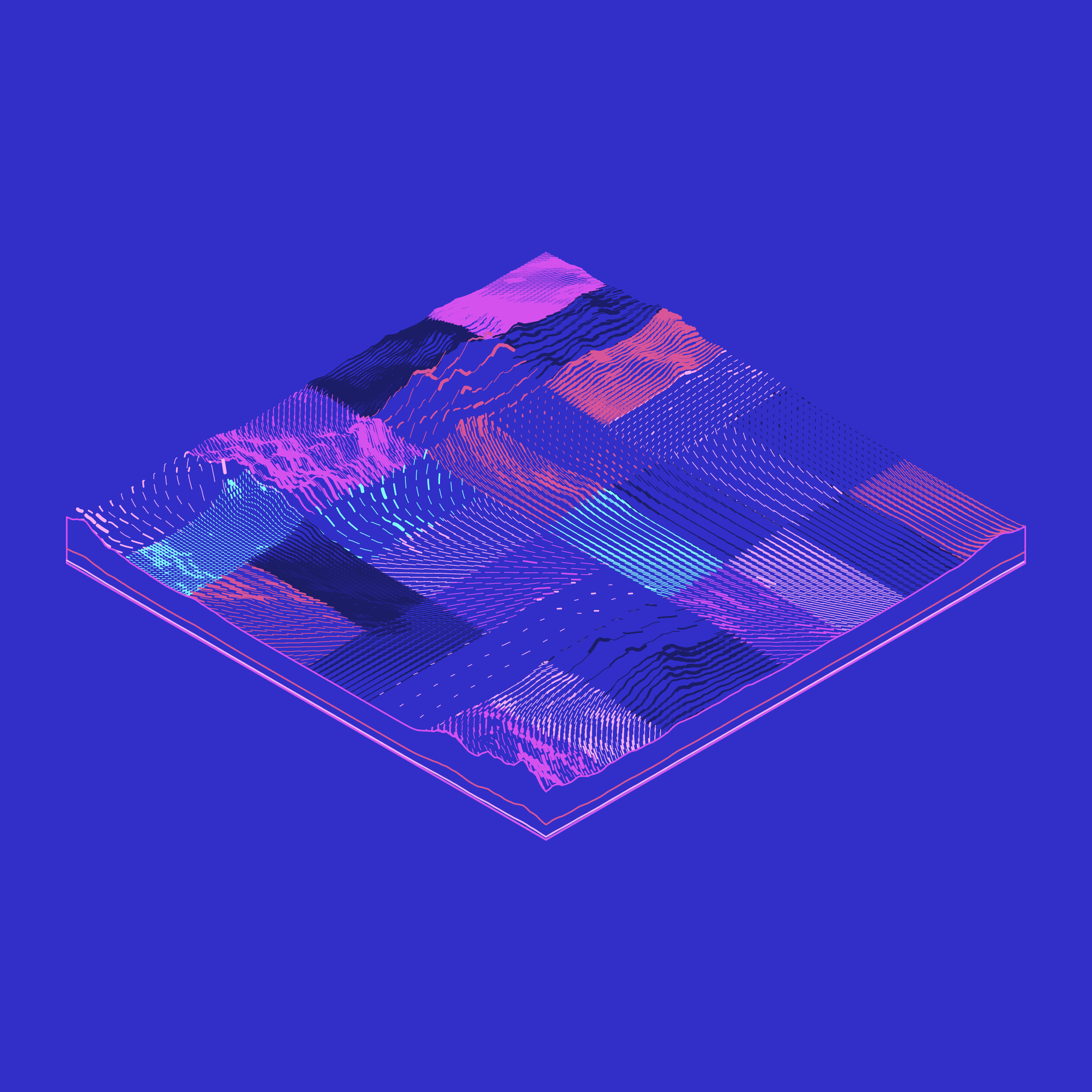 Art Blocks - Art Blocks v2 - Subscapes #211 - NFT # 53000211