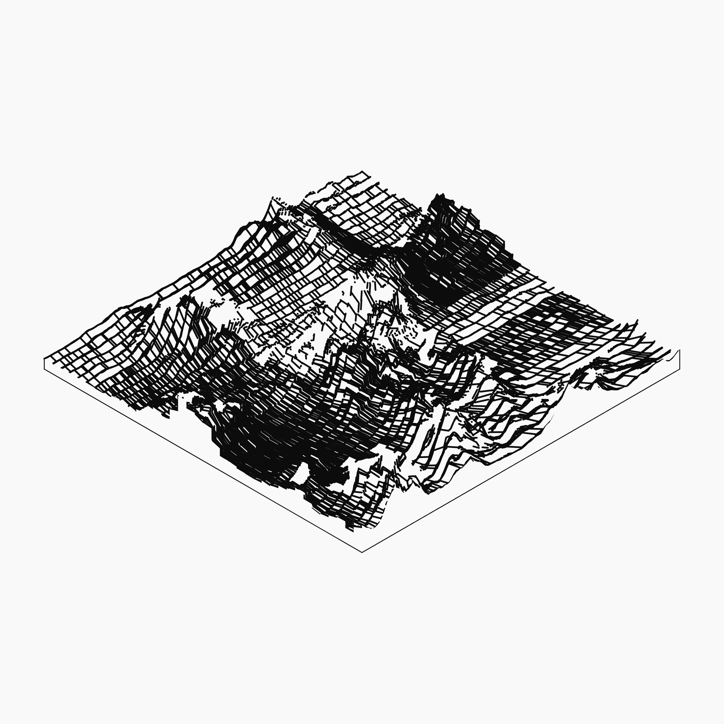 Art Blocks - Art Blocks v2 - Subscapes #214 - NFT # 53000214