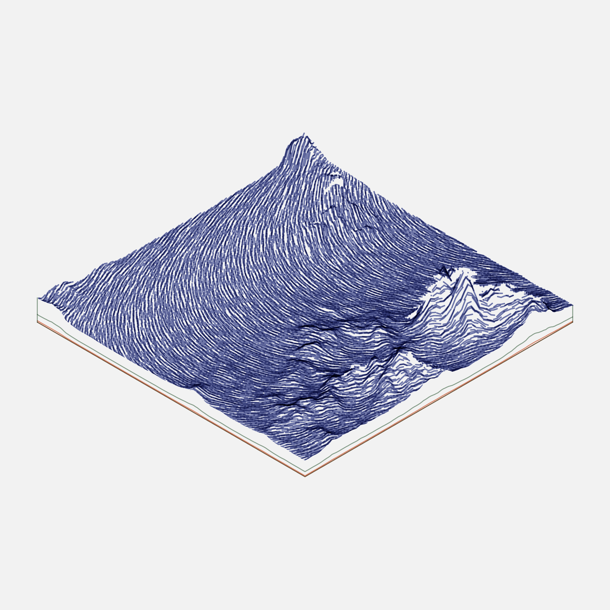 Art Blocks - Art Blocks v2 - Subscapes #220 - NFT # 53000220