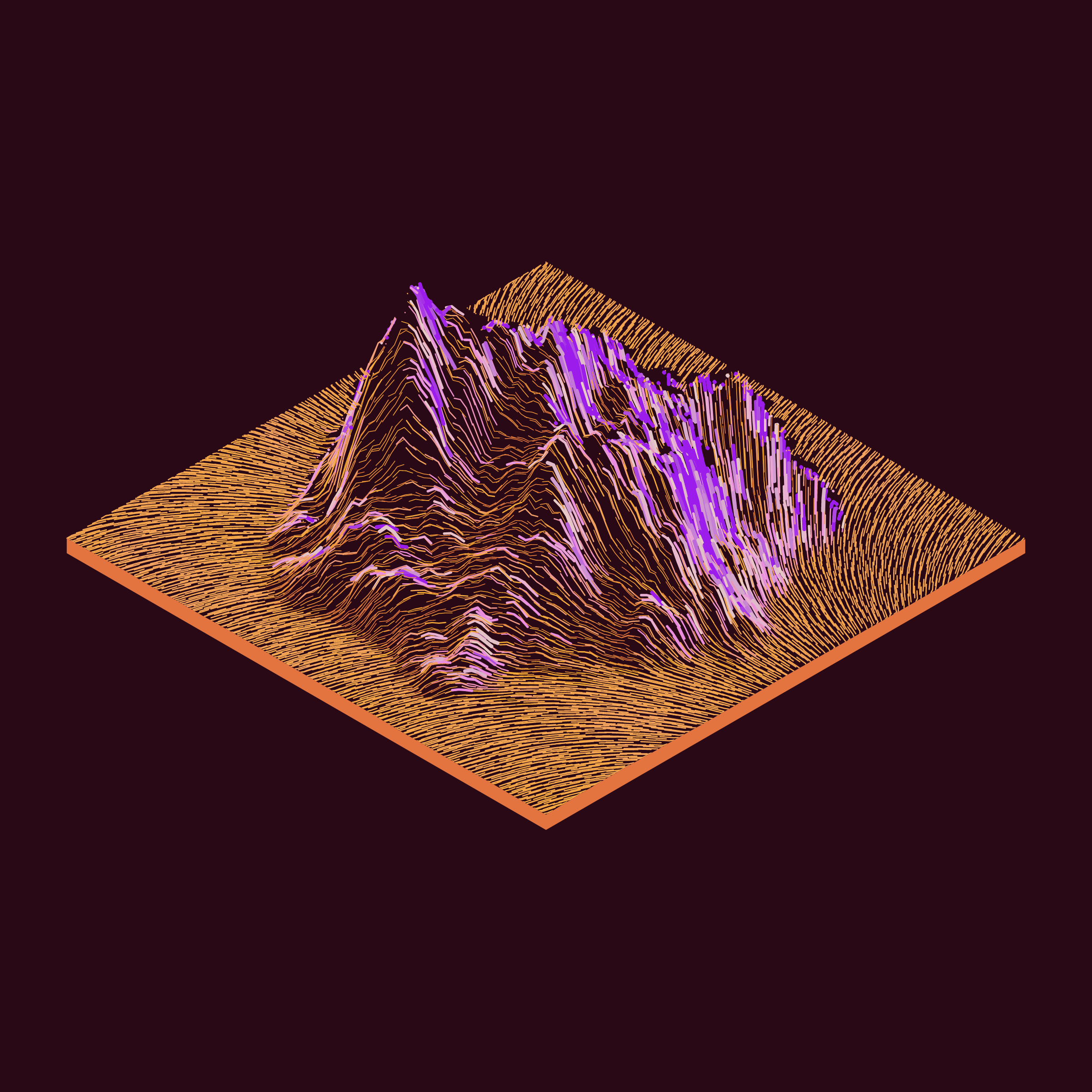 Art Blocks - Art Blocks v2 - Subscapes #223 - NFT # 53000223