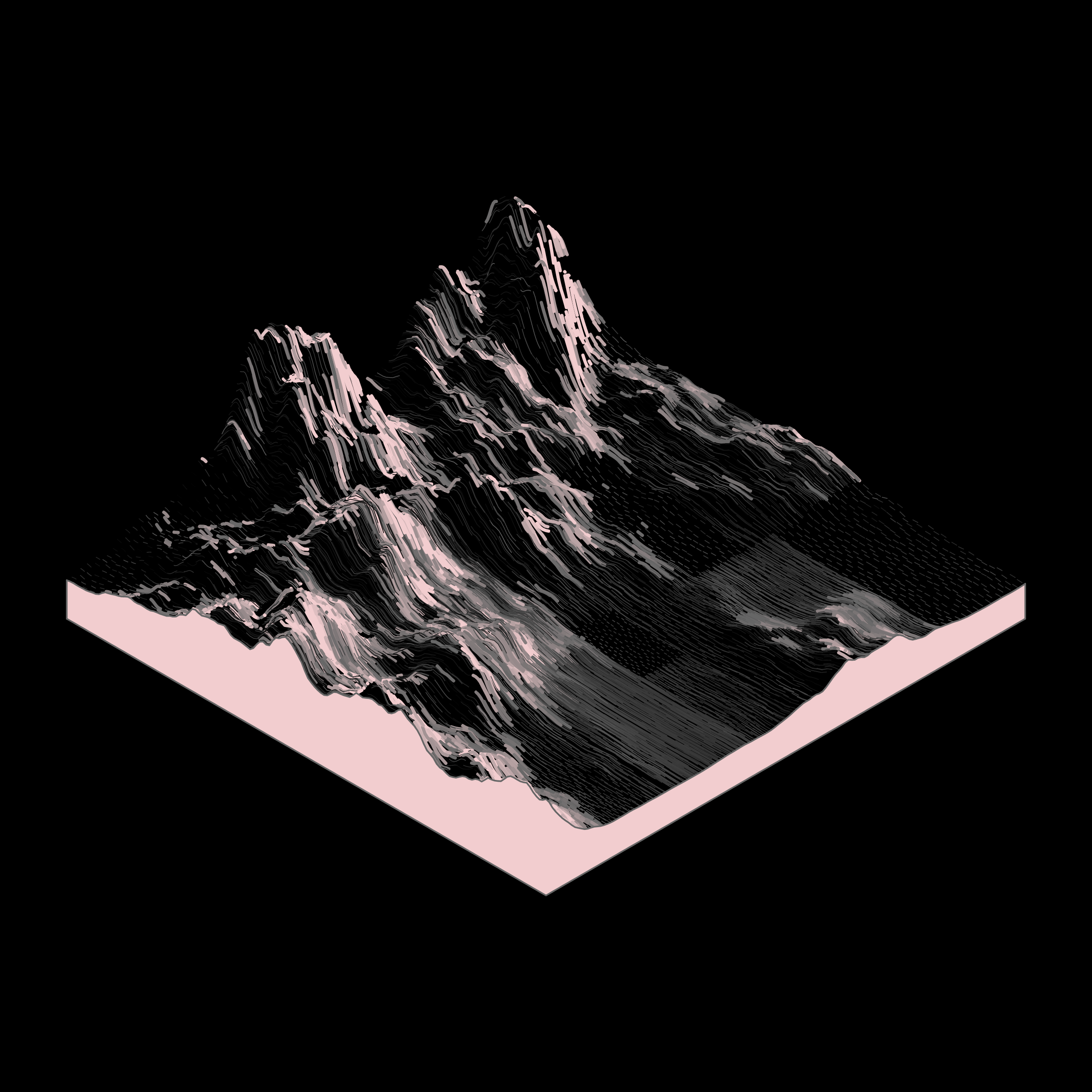 Art Blocks - Art Blocks v2 - Subscapes #229 - NFT # 53000229