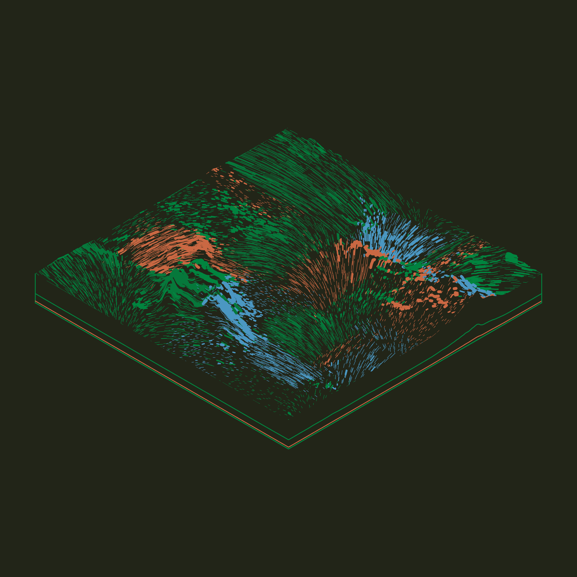 Art Blocks - Art Blocks v2 - Subscapes #236 - NFT # 53000236