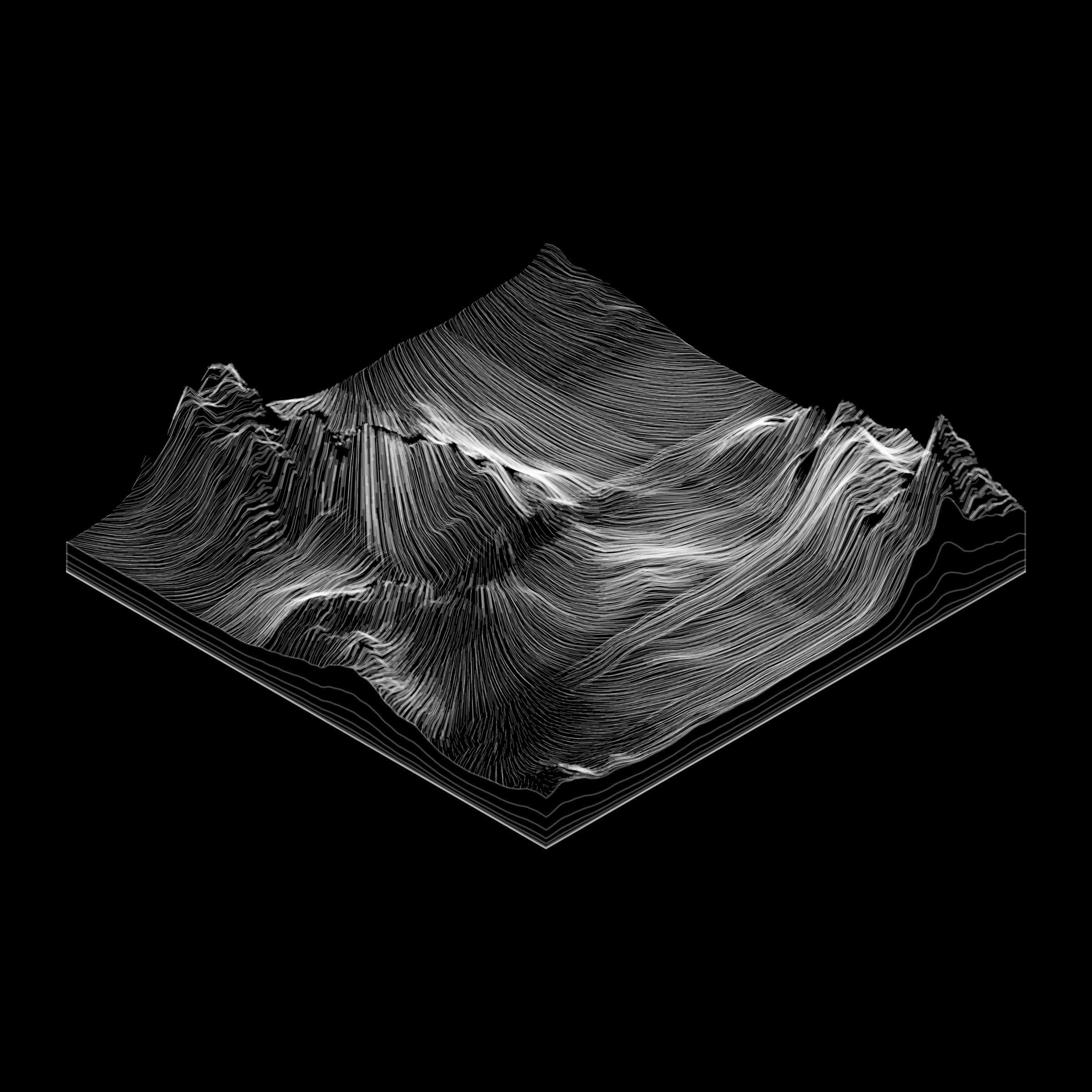 Art Blocks - Art Blocks v2 - Subscapes #237 - NFT # 53000237