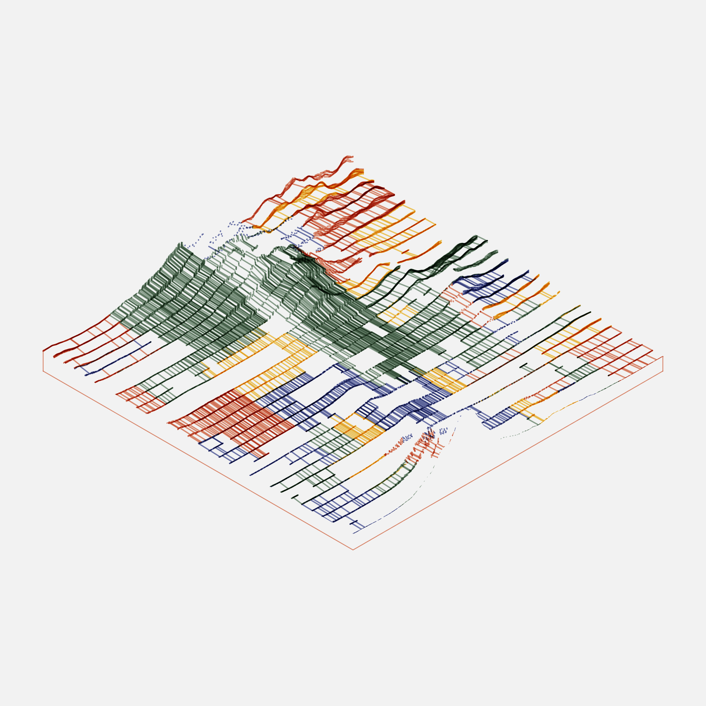 Art Blocks - Art Blocks v2 - Subscapes #238 - NFT # 53000238