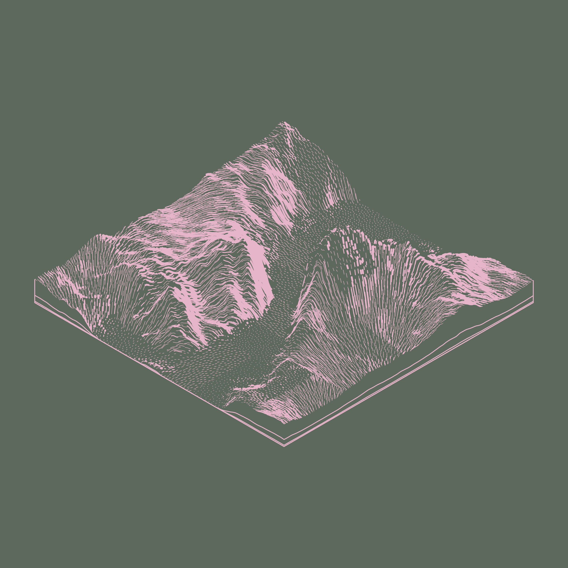 Art Blocks - Art Blocks v2 - Subscapes #246 - NFT # 53000246