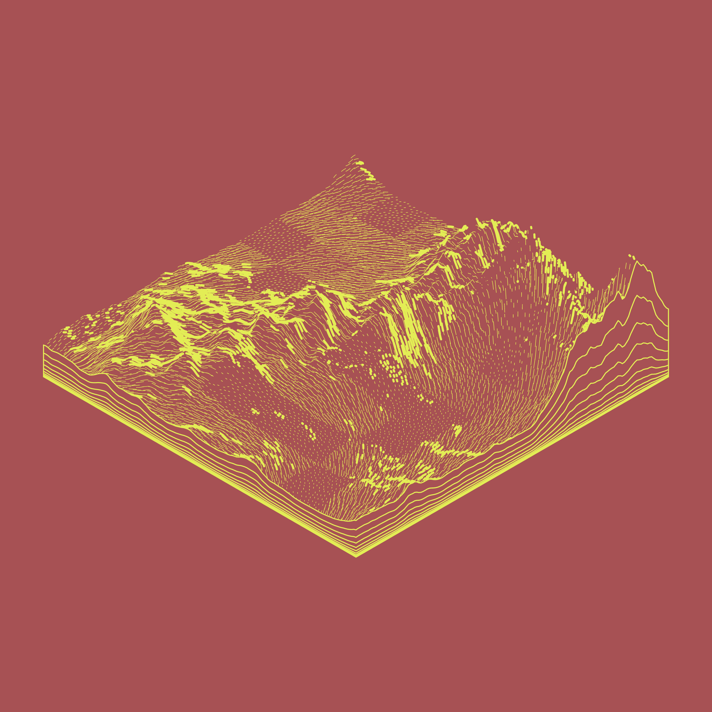 Art Blocks - Art Blocks v2 - Subscapes #247 - NFT # 53000247