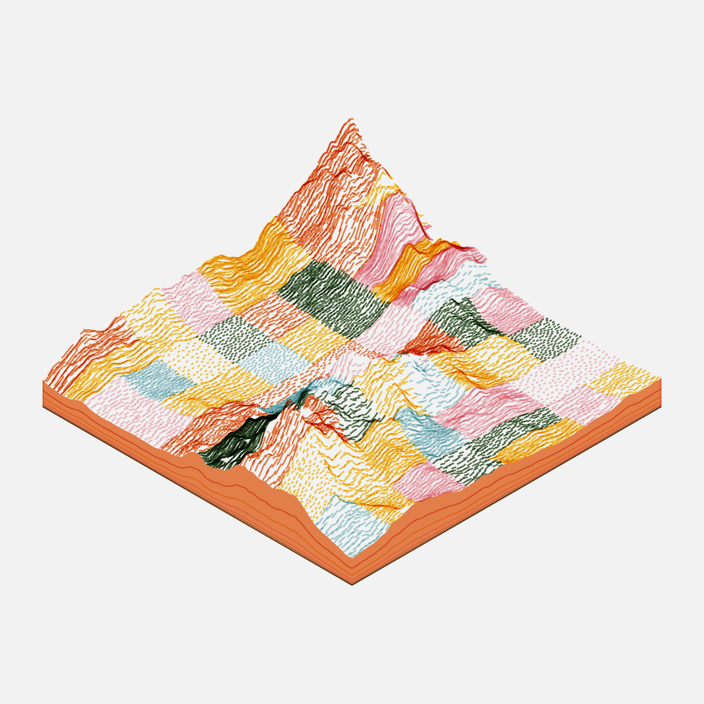 Art Blocks - Art Blocks v2 - Subscapes #249 - NFT # 53000249