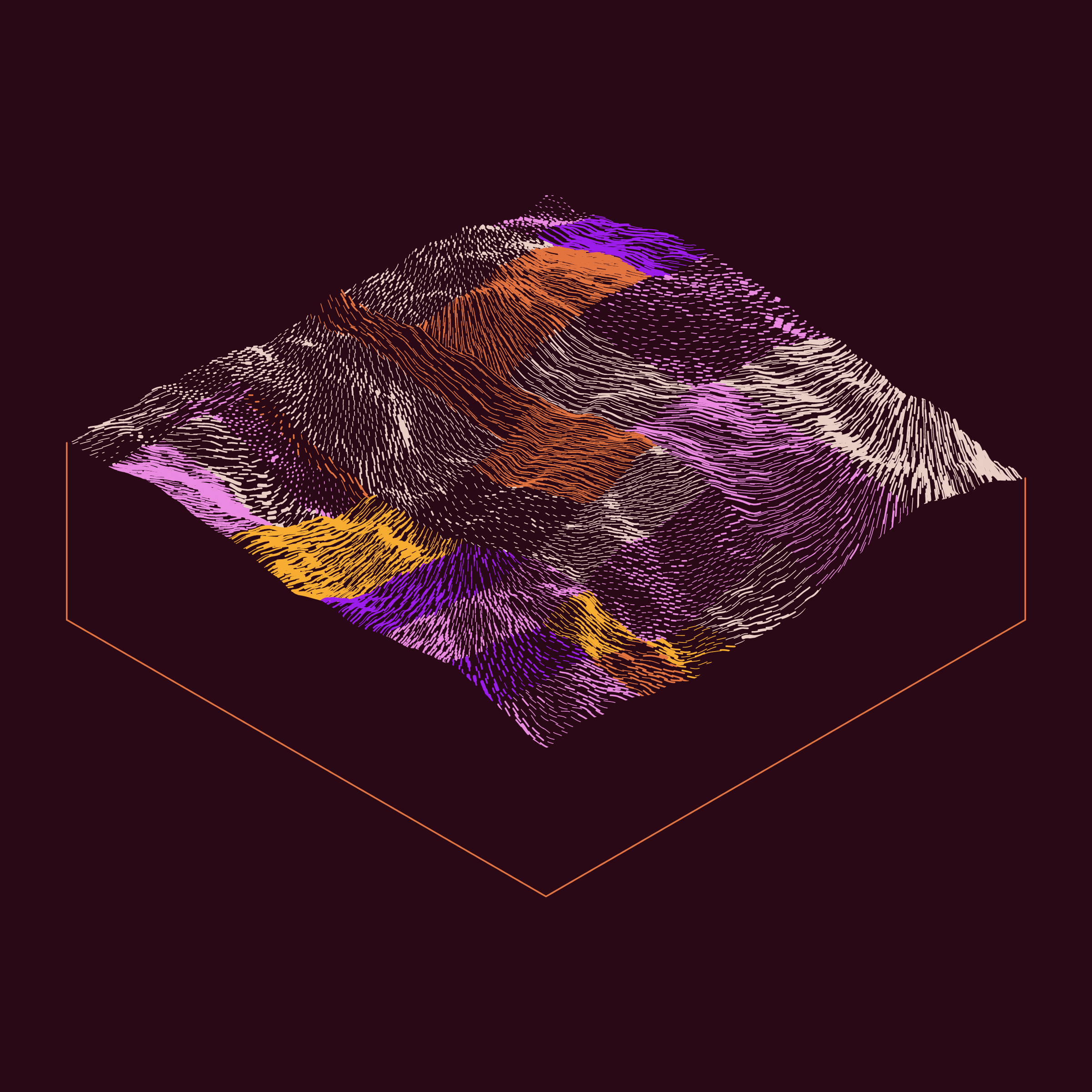 Art Blocks - Art Blocks v2 - Subscapes #258 - NFT # 53000258