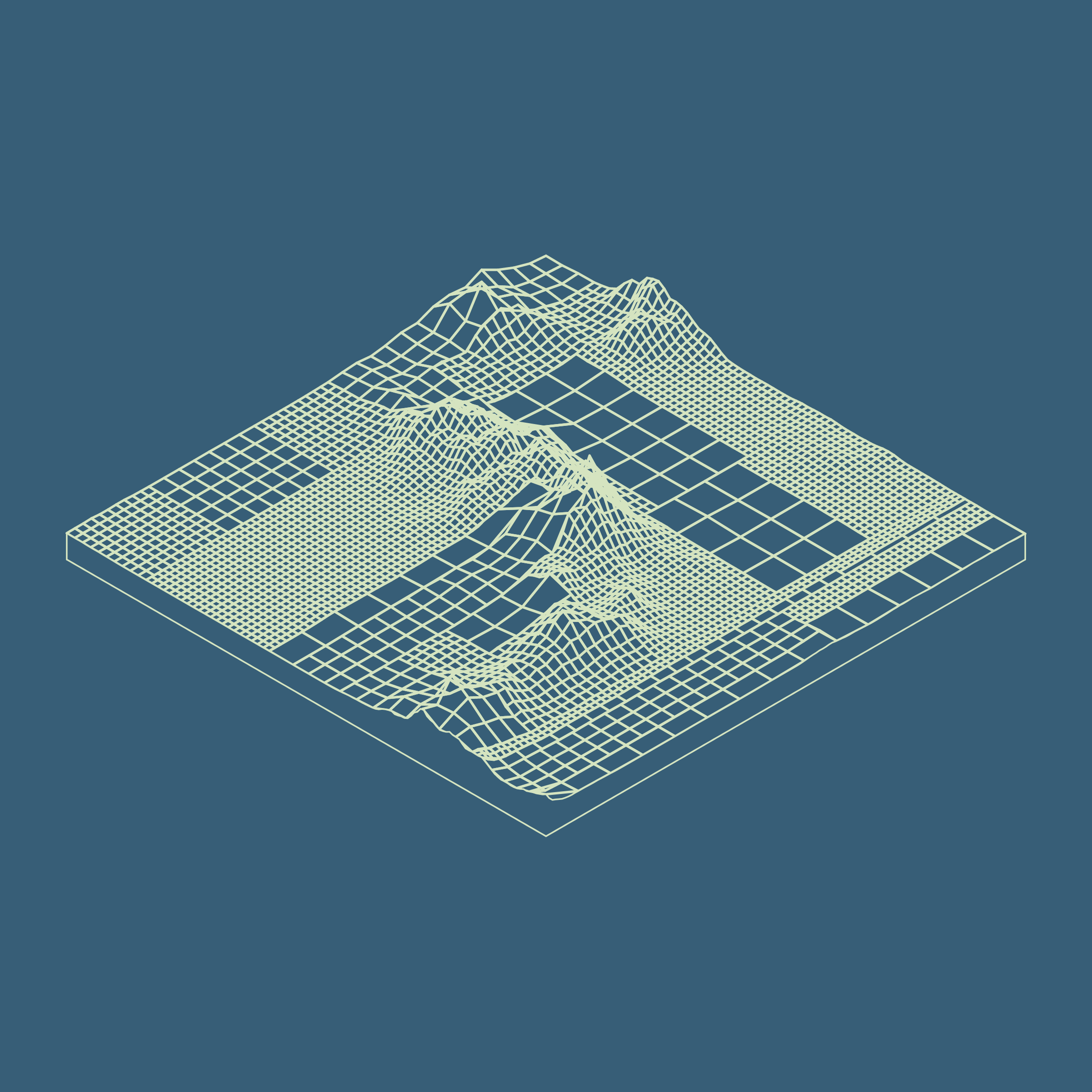 Art Blocks - Art Blocks v2 - Subscapes #262 - NFT # 53000262