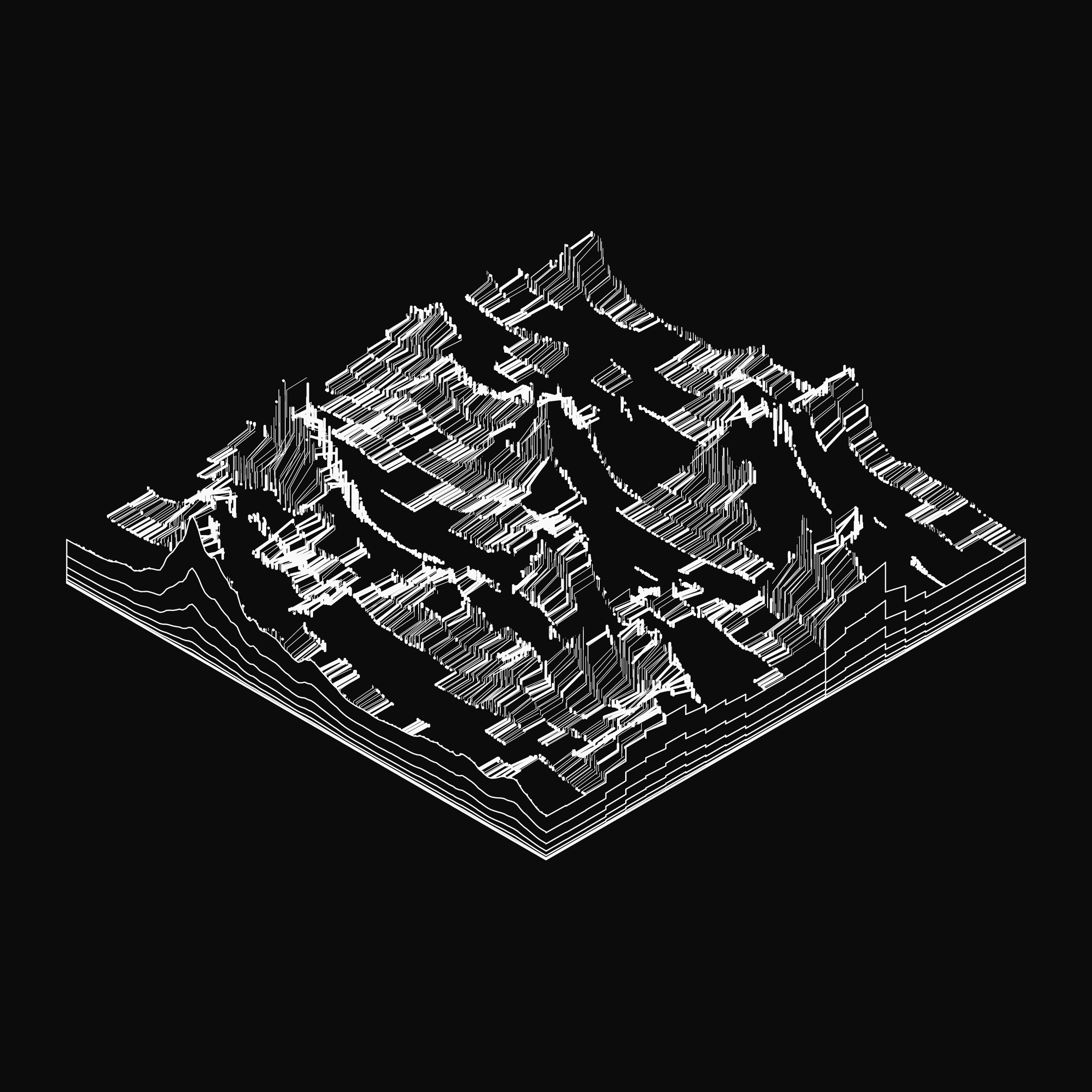 Art Blocks - Art Blocks v2 - Subscapes #263 - NFT # 53000263