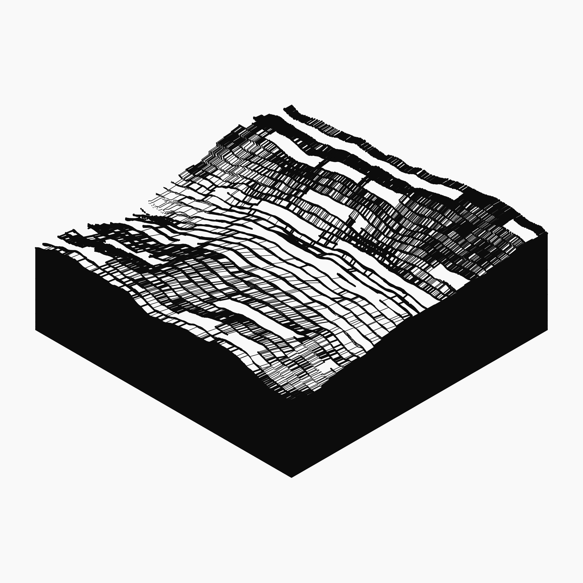 Art Blocks - Art Blocks v2 - Subscapes #272 - NFT # 53000272