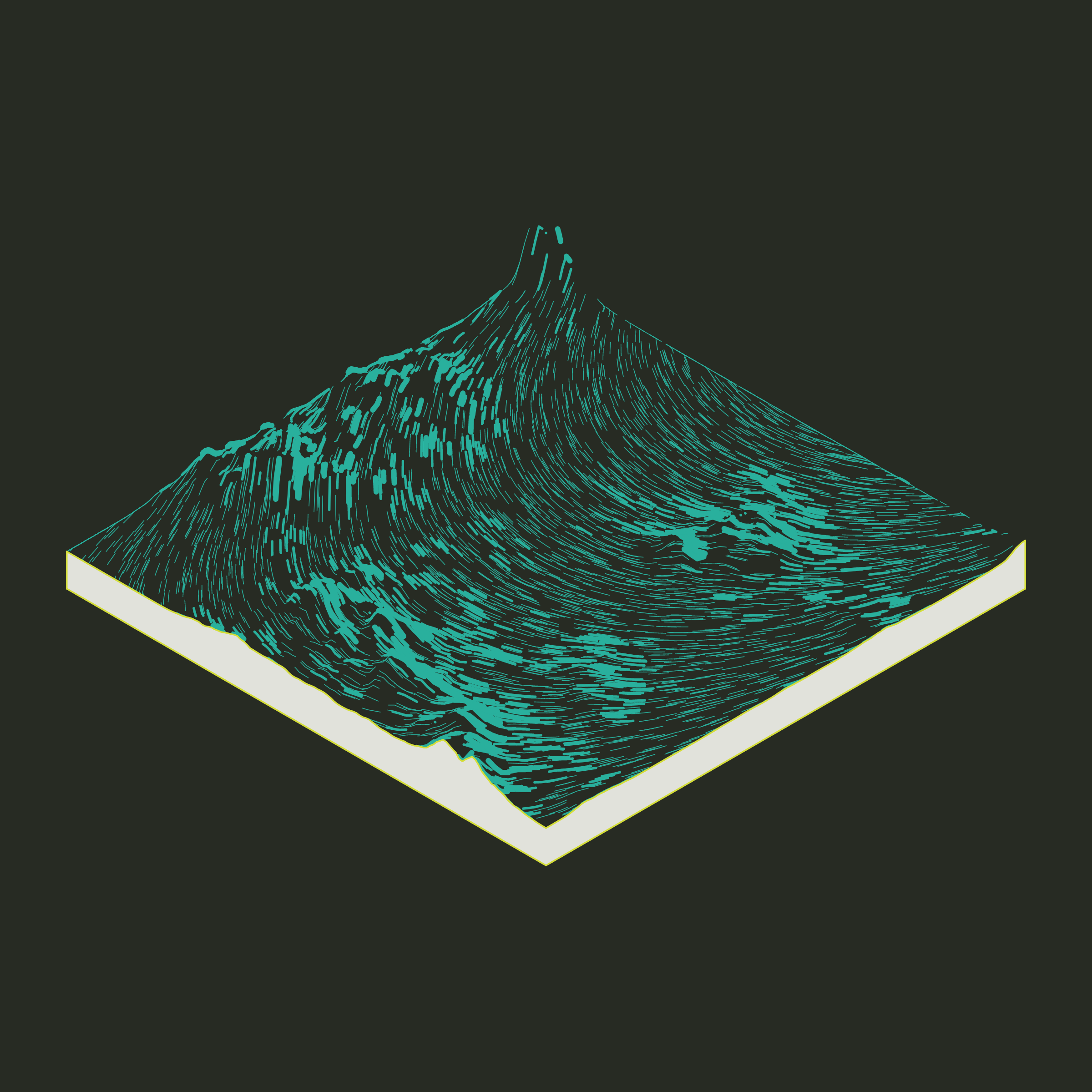 Art Blocks - Art Blocks v2 - Subscapes #274 - NFT # 53000274