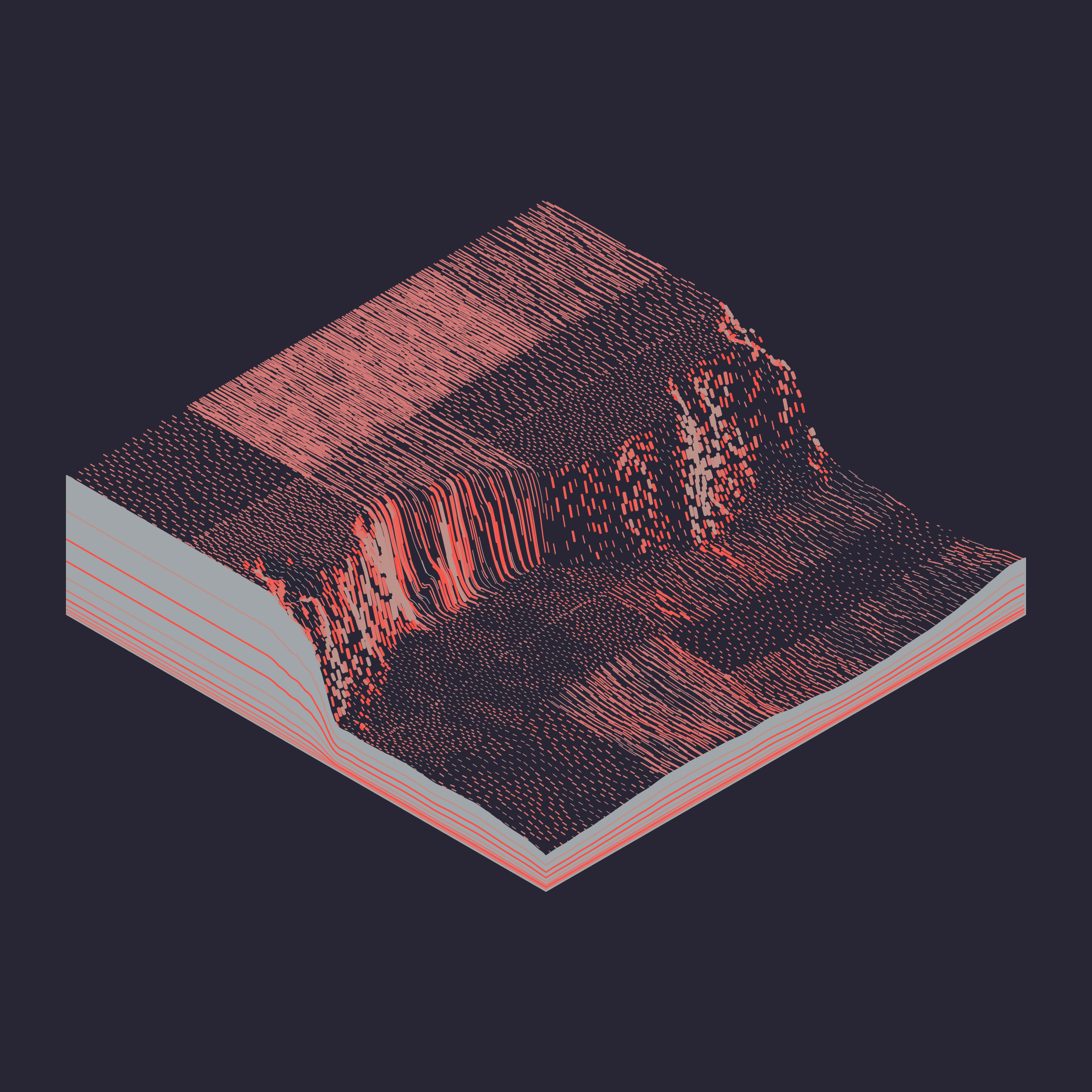 Art Blocks - Art Blocks v2 - Subscapes #282 - NFT # 53000282