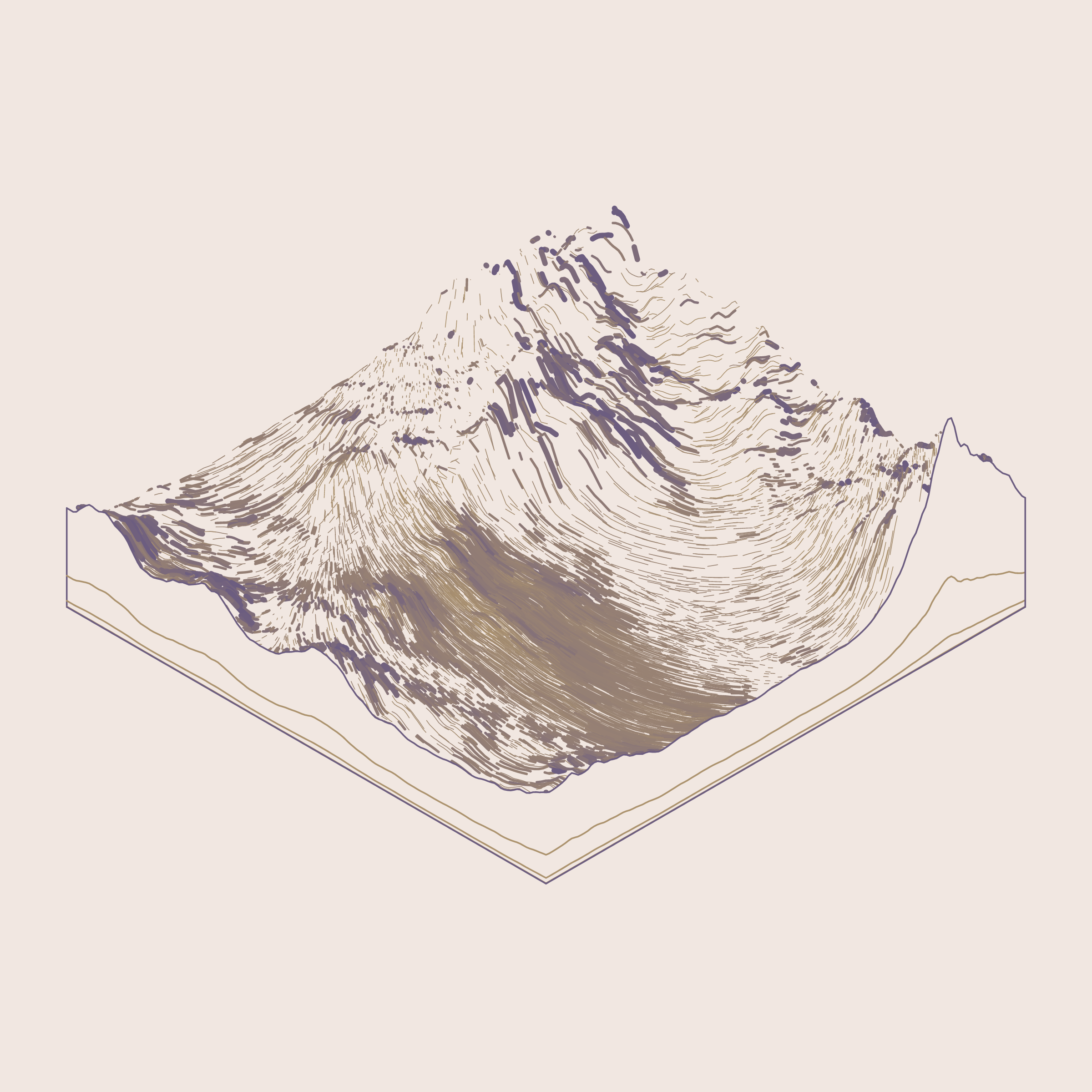 Art Blocks - Art Blocks v2 - Subscapes #285 - NFT # 53000285