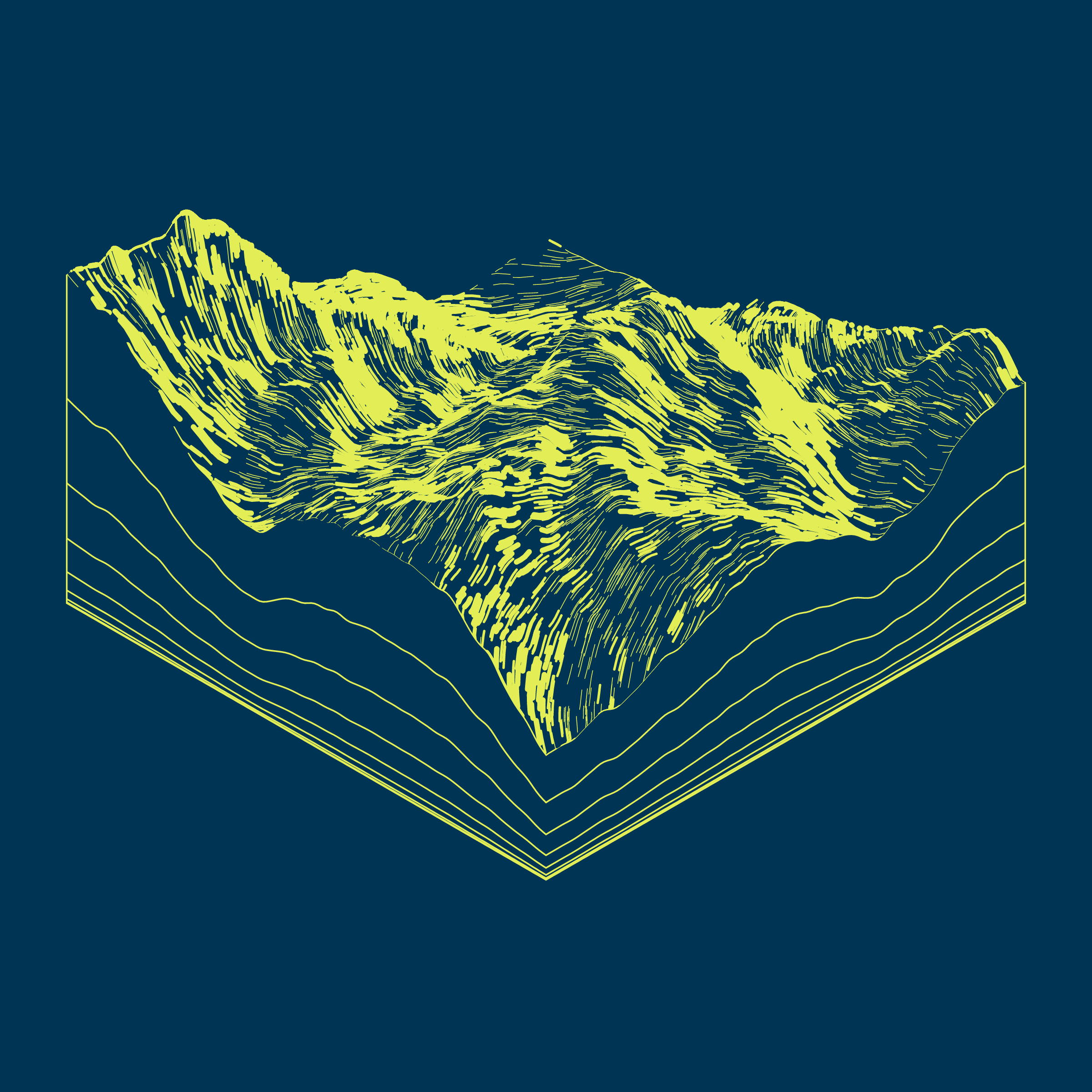 Art Blocks - Art Blocks v2 - Subscapes #286 - NFT # 53000286