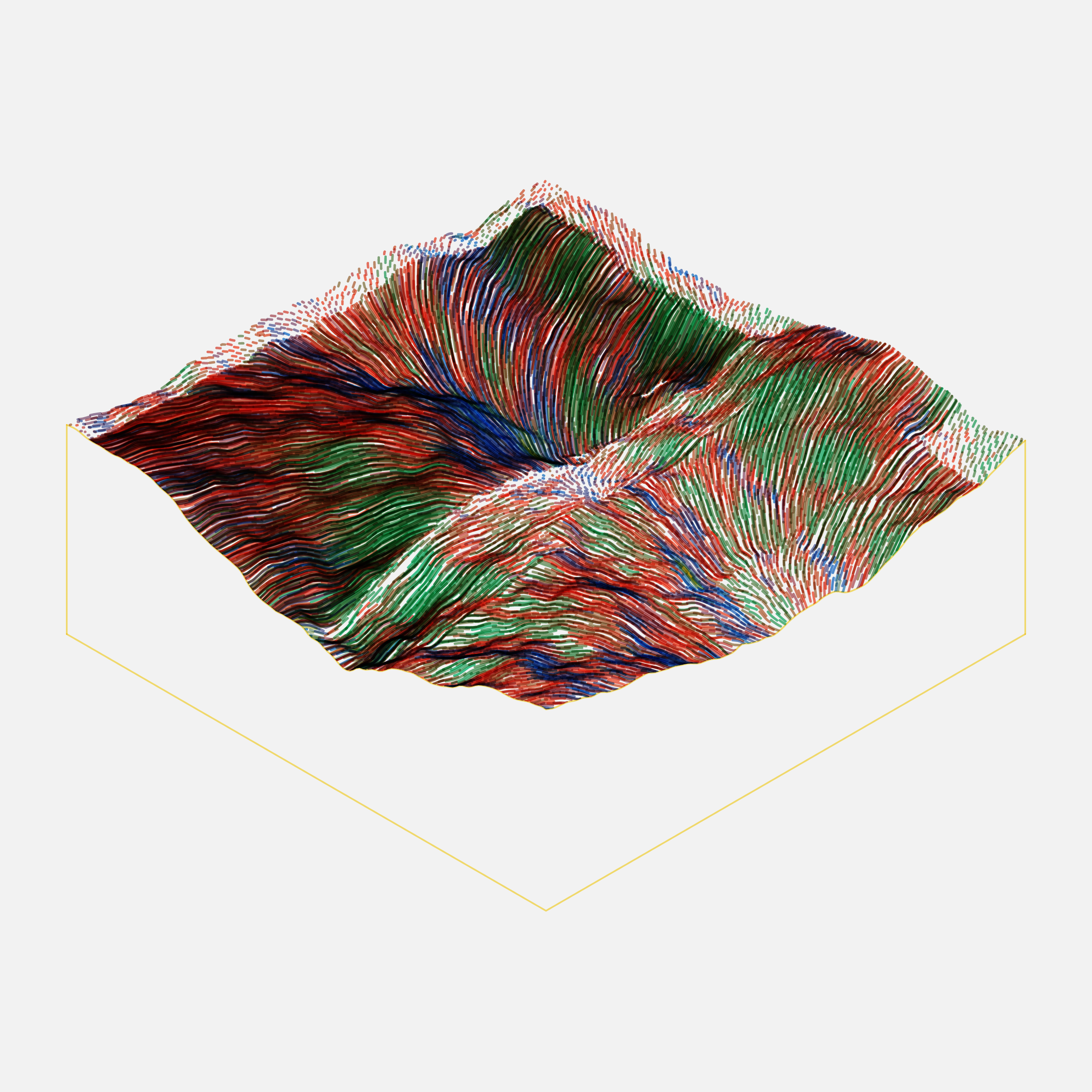 Art Blocks - Art Blocks v2 - Subscapes #287 - NFT # 53000287