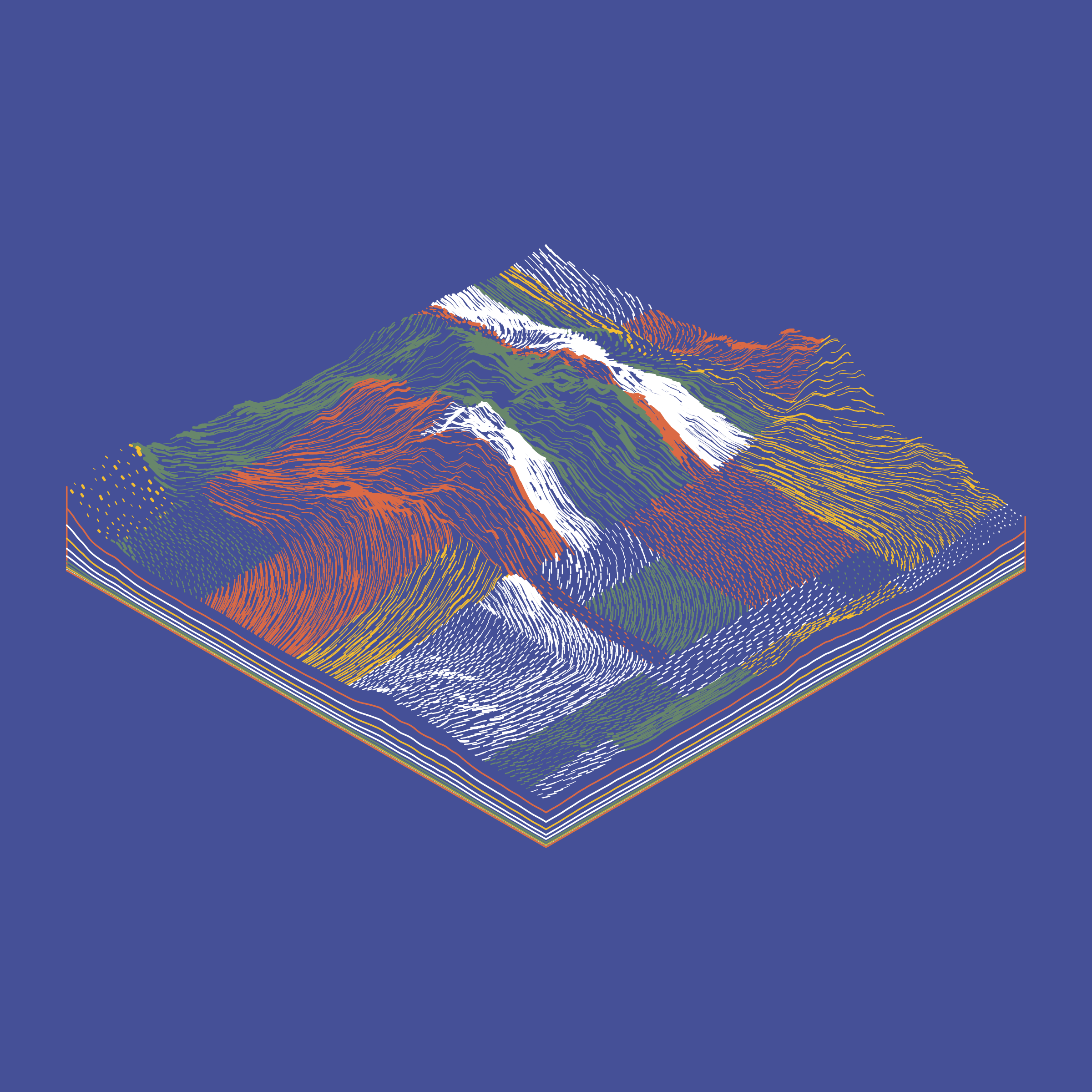 Art Blocks - Art Blocks v2 - Subscapes #288 - NFT # 53000288