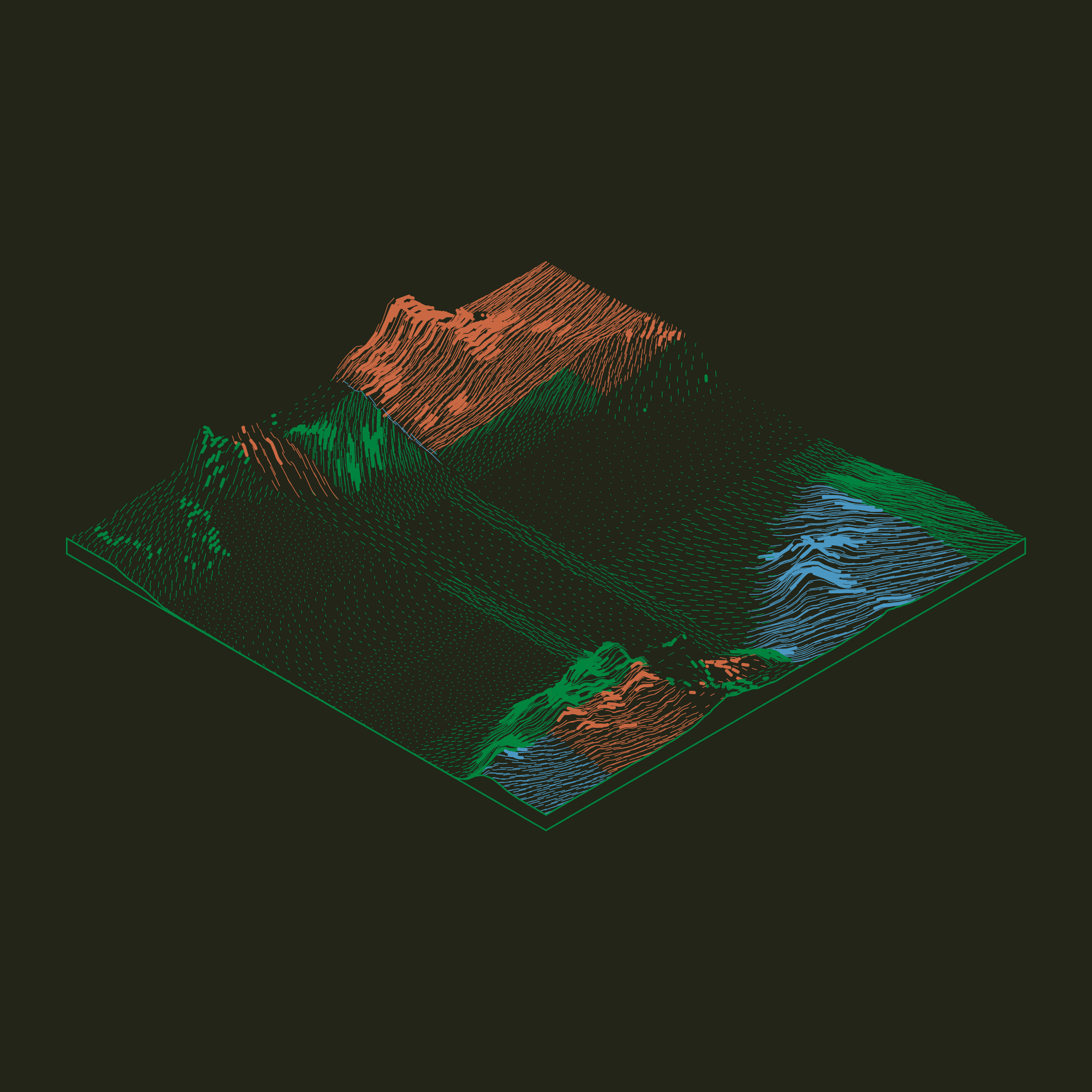 Art Blocks - Art Blocks v2 - Subscapes #290 - NFT # 53000290