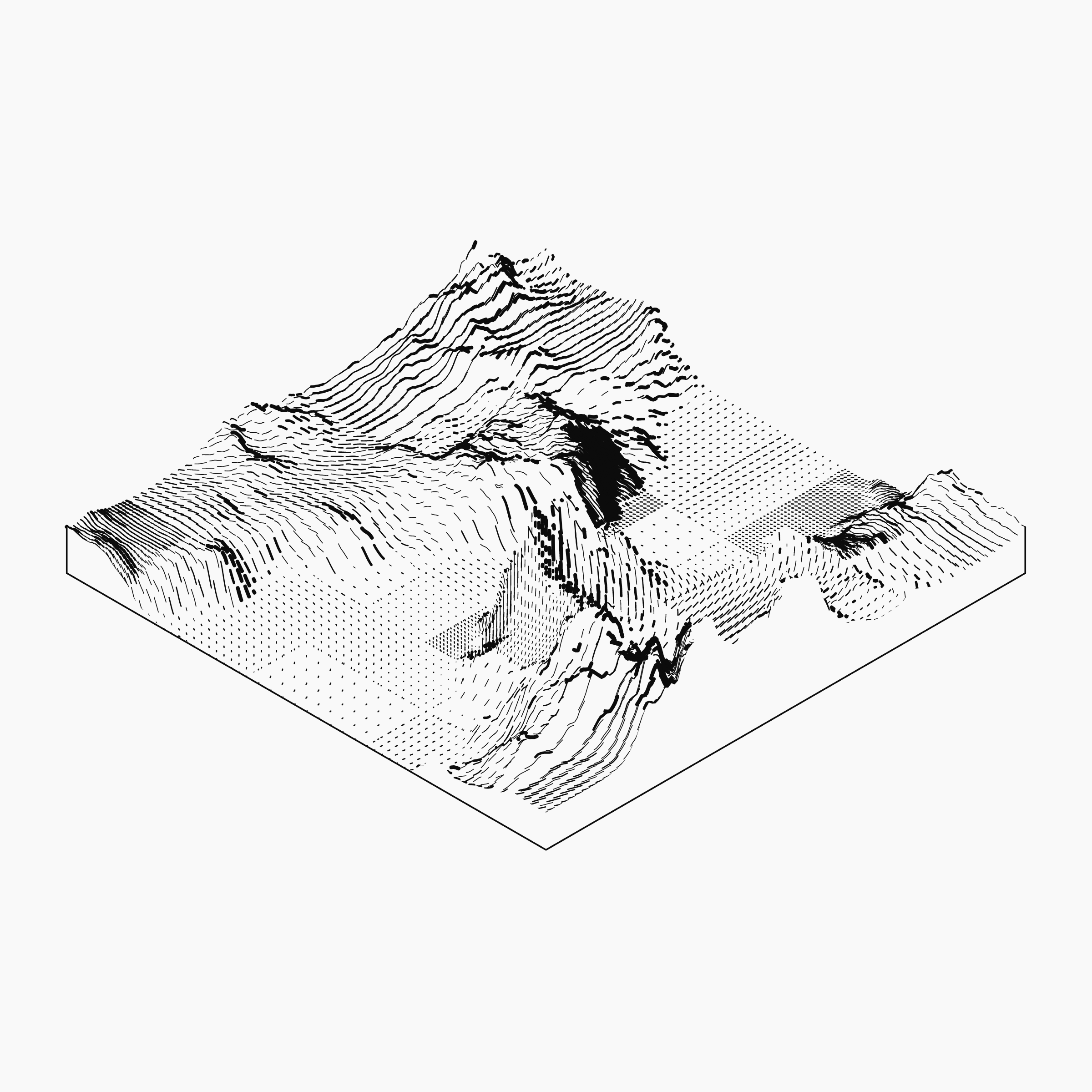 Art Blocks - Art Blocks v2 - Subscapes #292 - NFT # 53000292