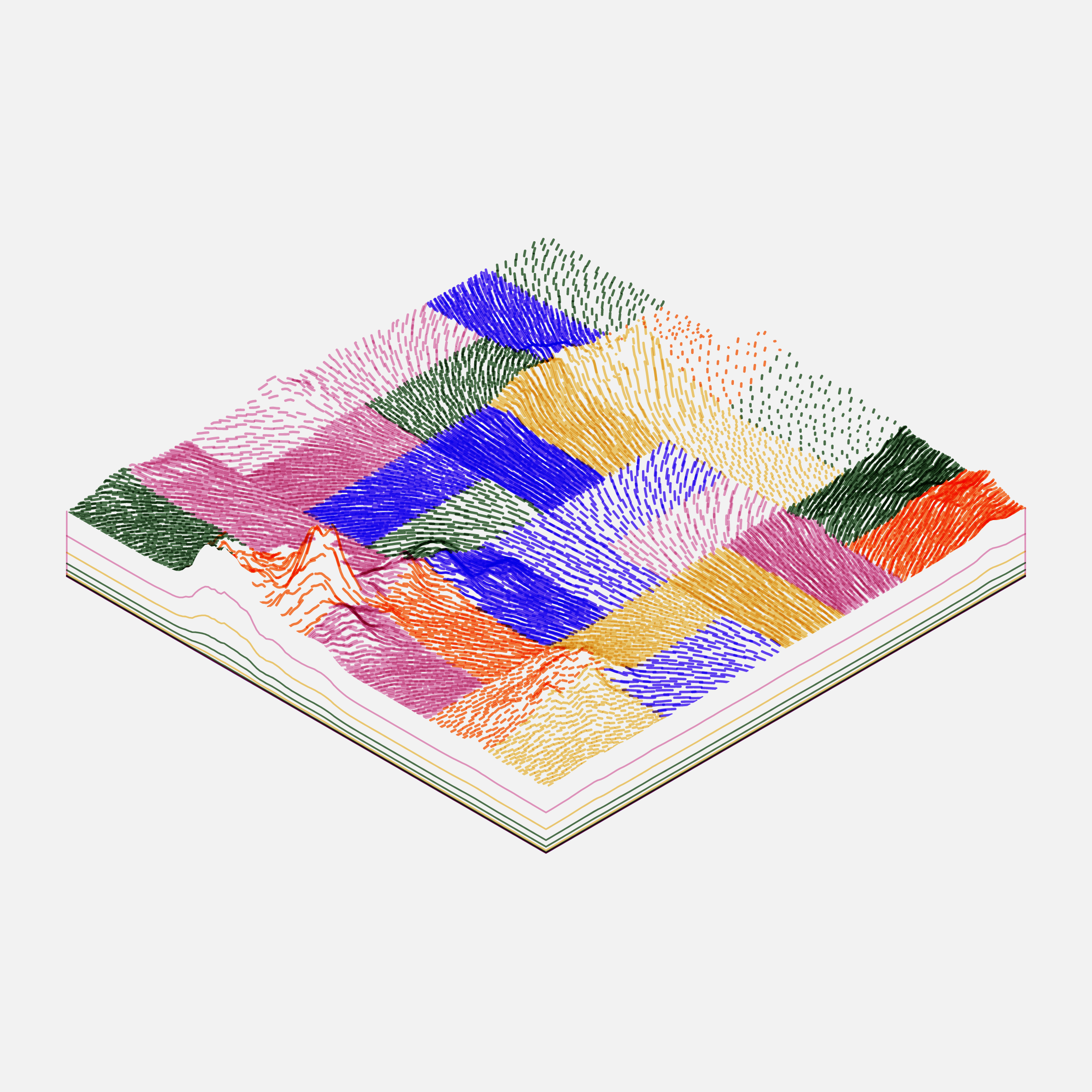 Art Blocks - Art Blocks v2 - Subscapes #294 - NFT # 53000294