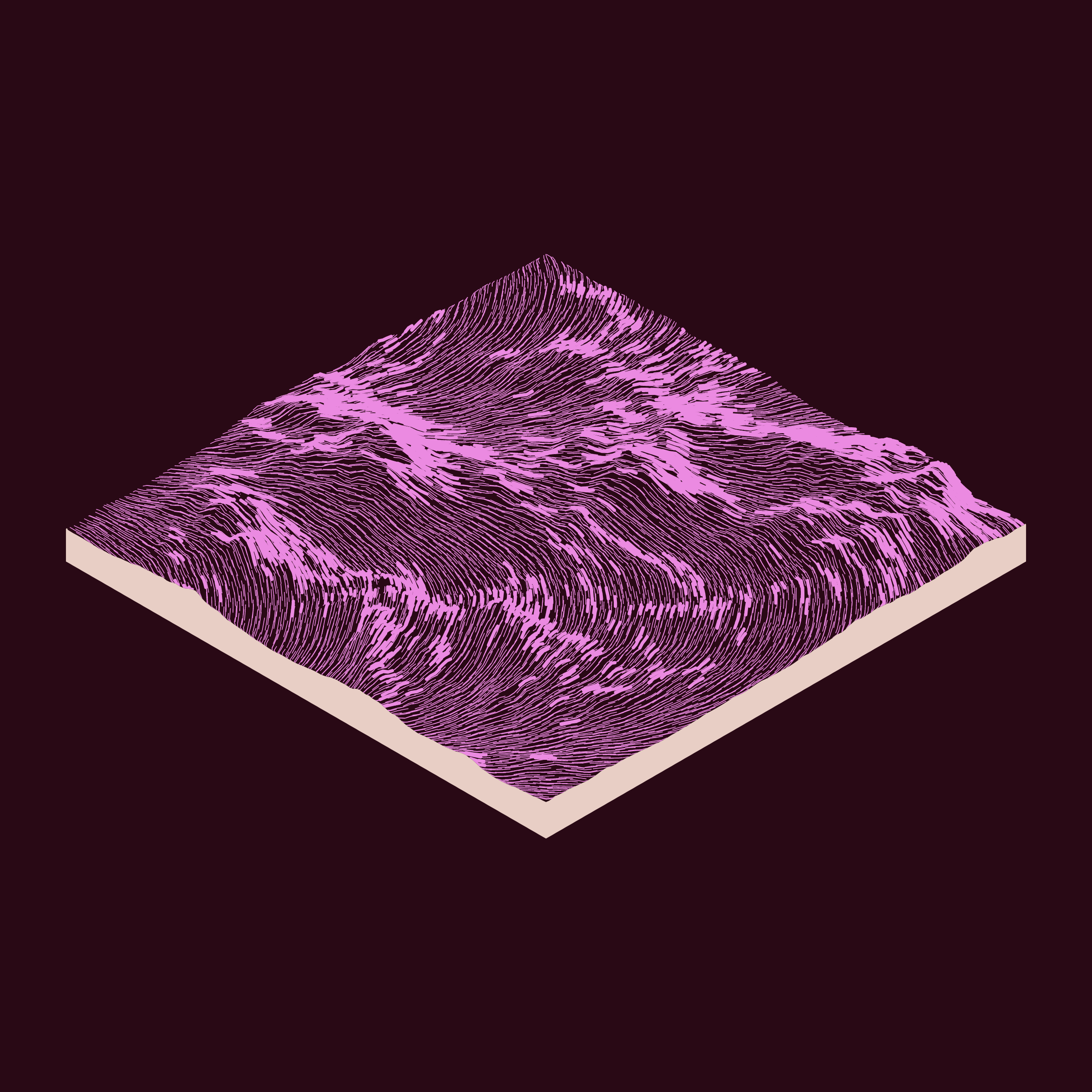 Art Blocks - Art Blocks v2 - Subscapes #295 - NFT # 53000295