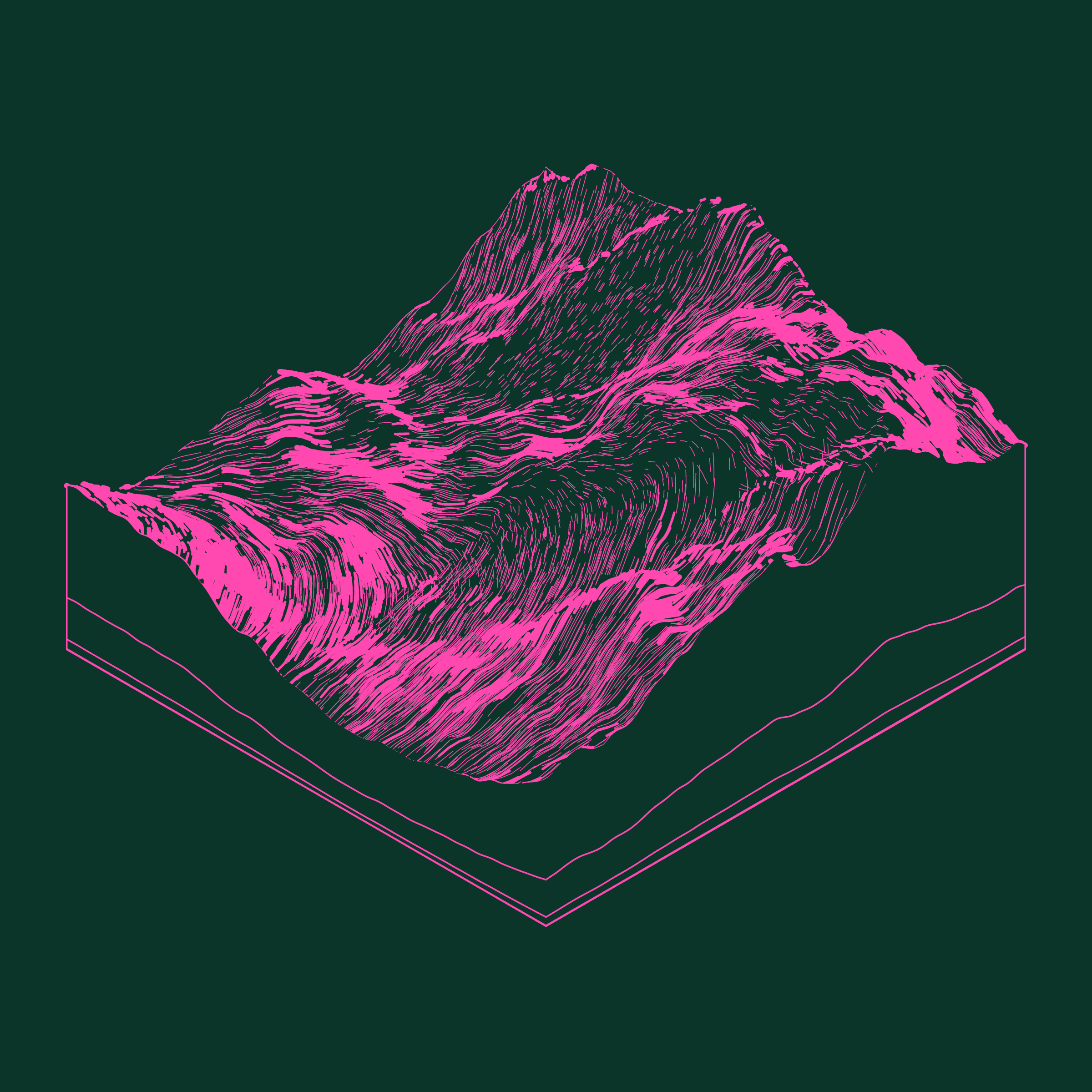 Art Blocks - Art Blocks v2 - Subscapes #298 - NFT # 53000298