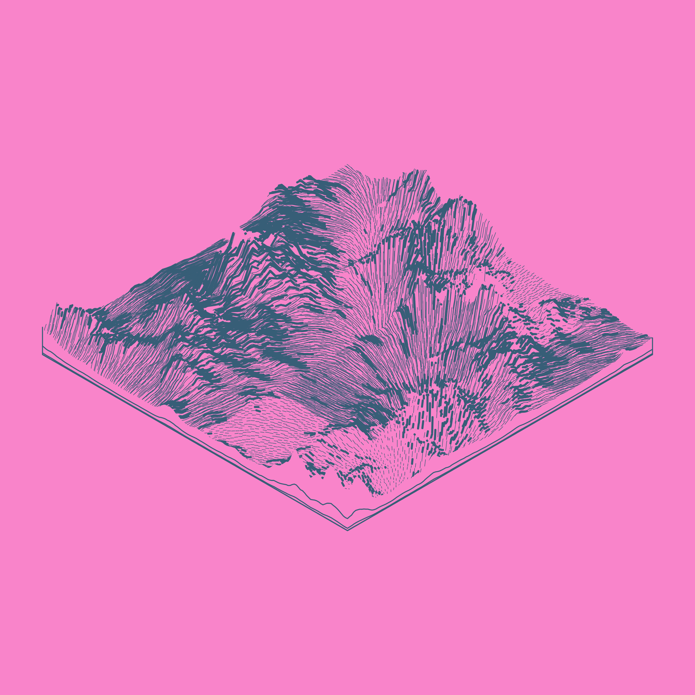 Art Blocks - Art Blocks v2 - Subscapes #299 - NFT # 53000299