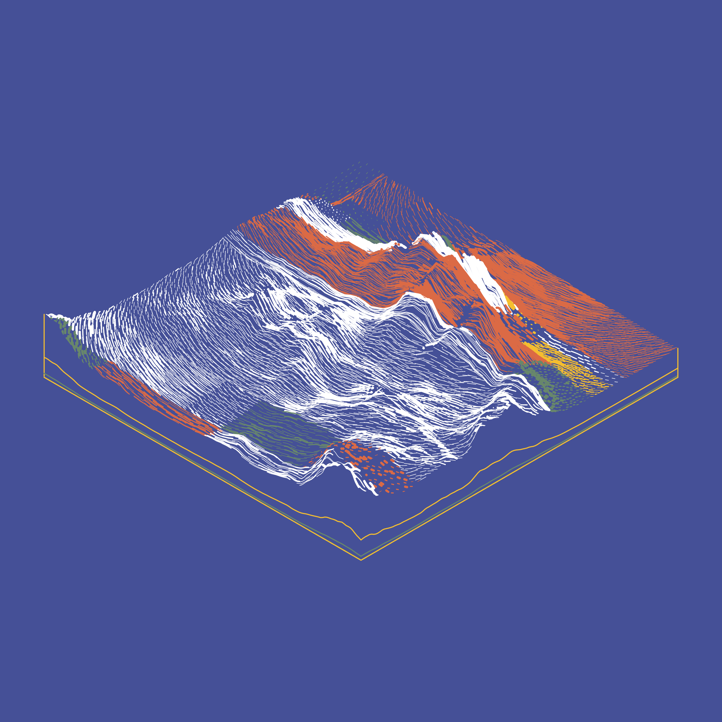 Art Blocks - Art Blocks v2 - Subscapes #301 - NFT # 53000301