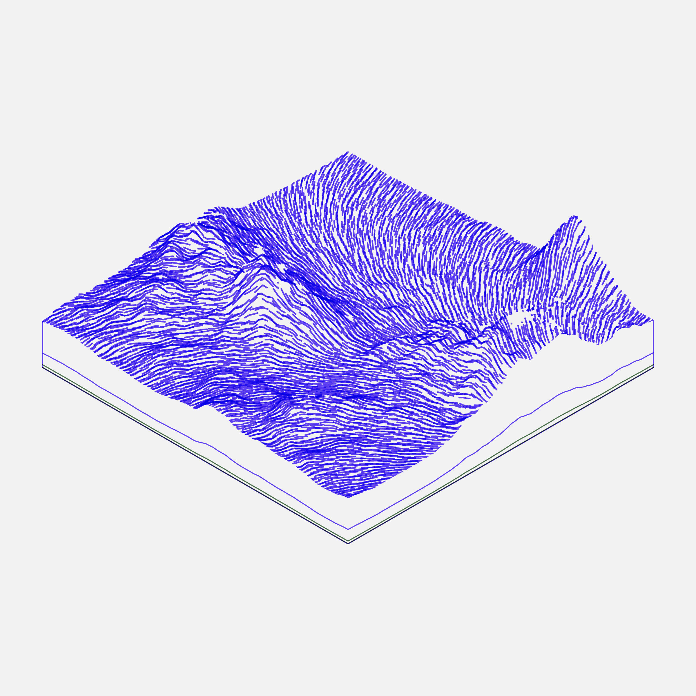 Art Blocks - Art Blocks v2 - Subscapes #302 - NFT # 53000302