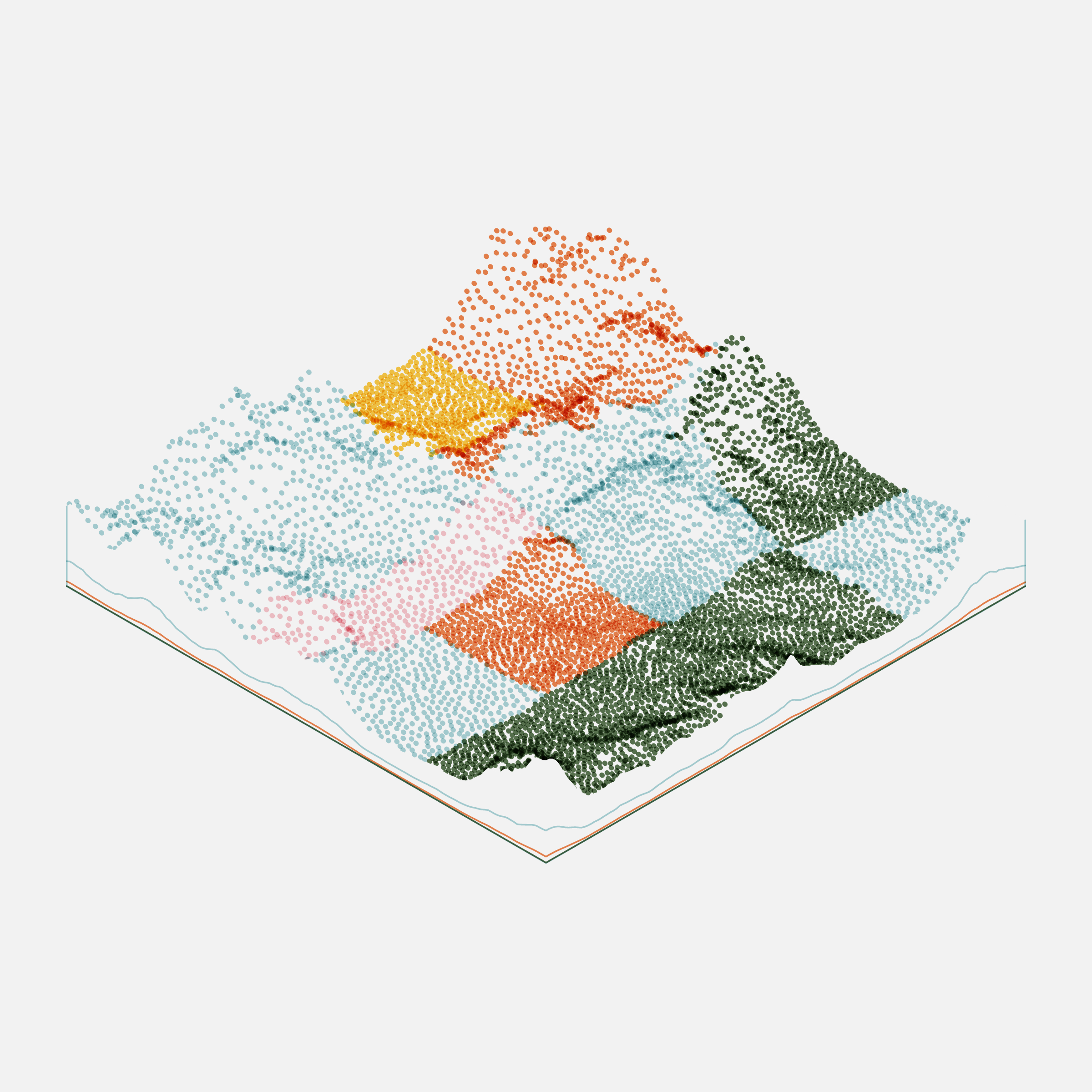 Art Blocks - Art Blocks v2 - Subscapes #303 - NFT # 53000303